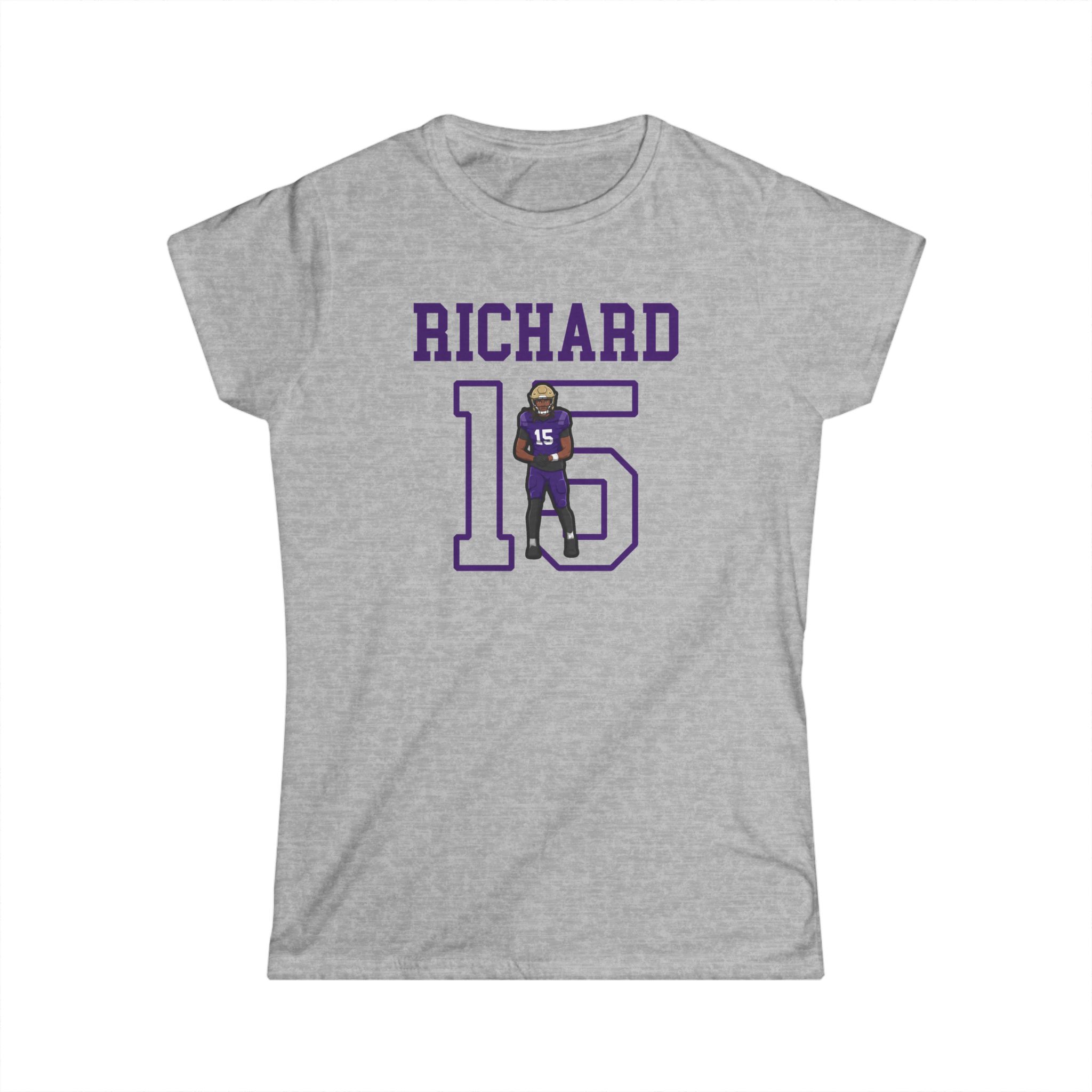 Women's Softstyle Tee — character_shirsey in Grey