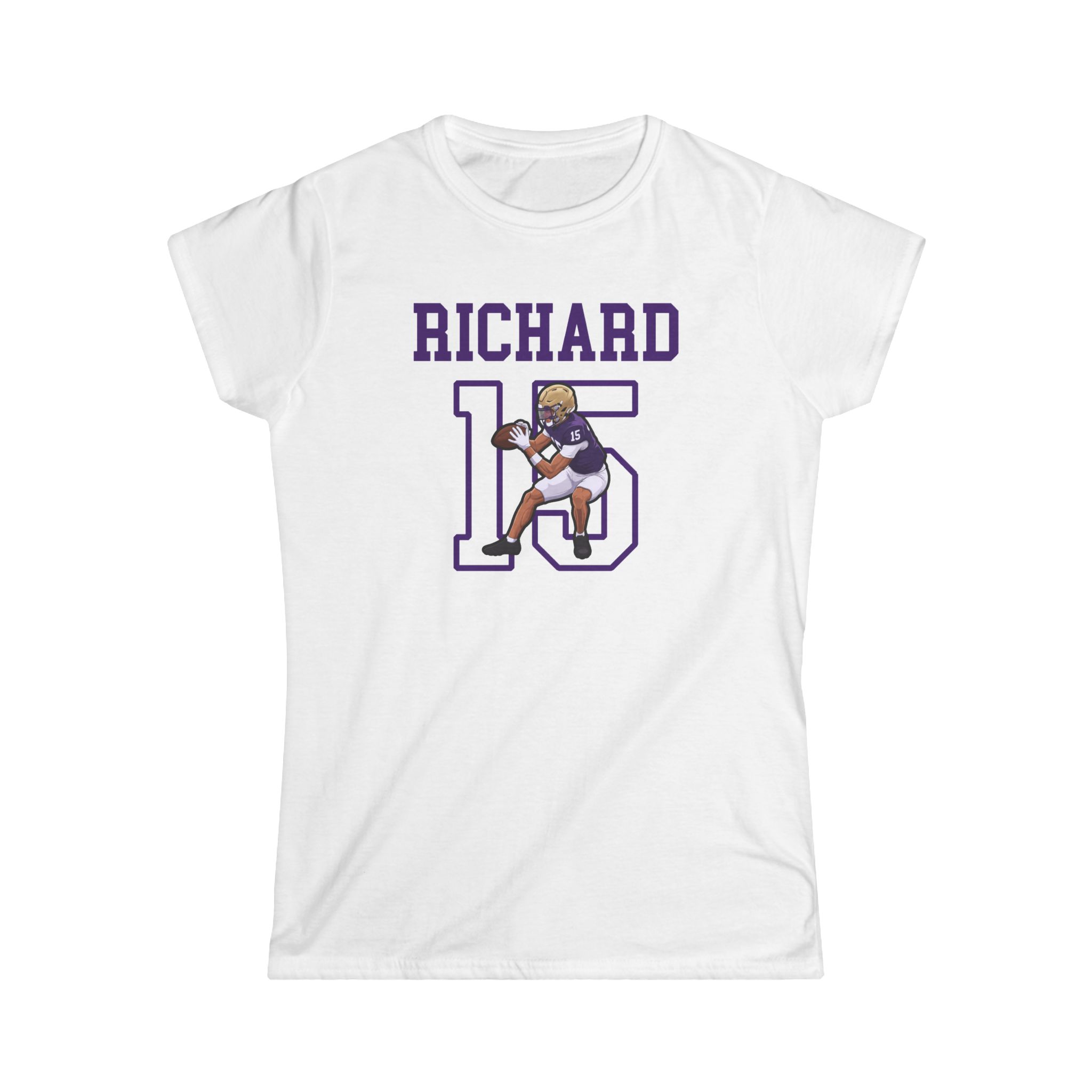 Women's Softstyle Tee — character_shirsey in White