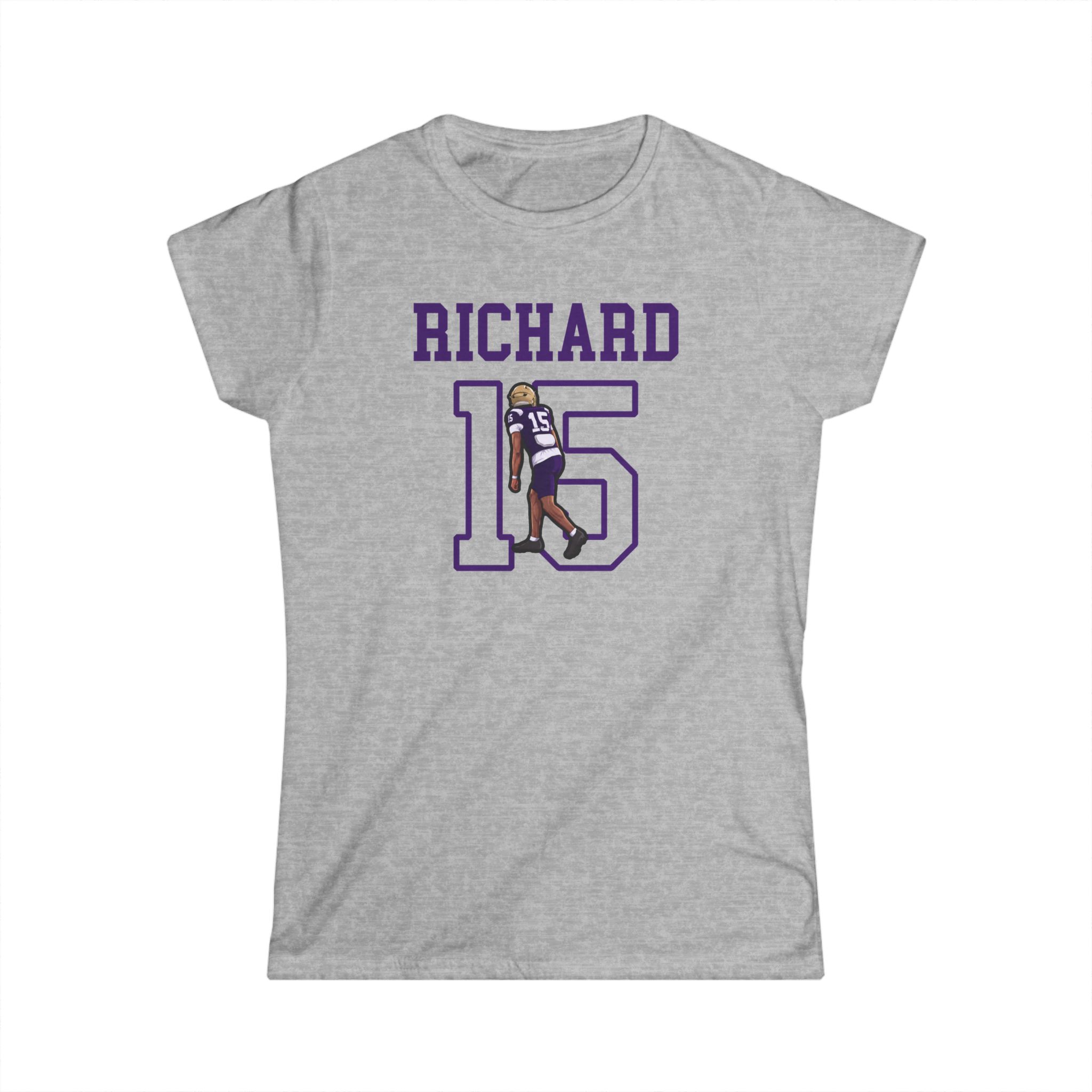 Women's Softstyle Tee — character_shirsey in Grey