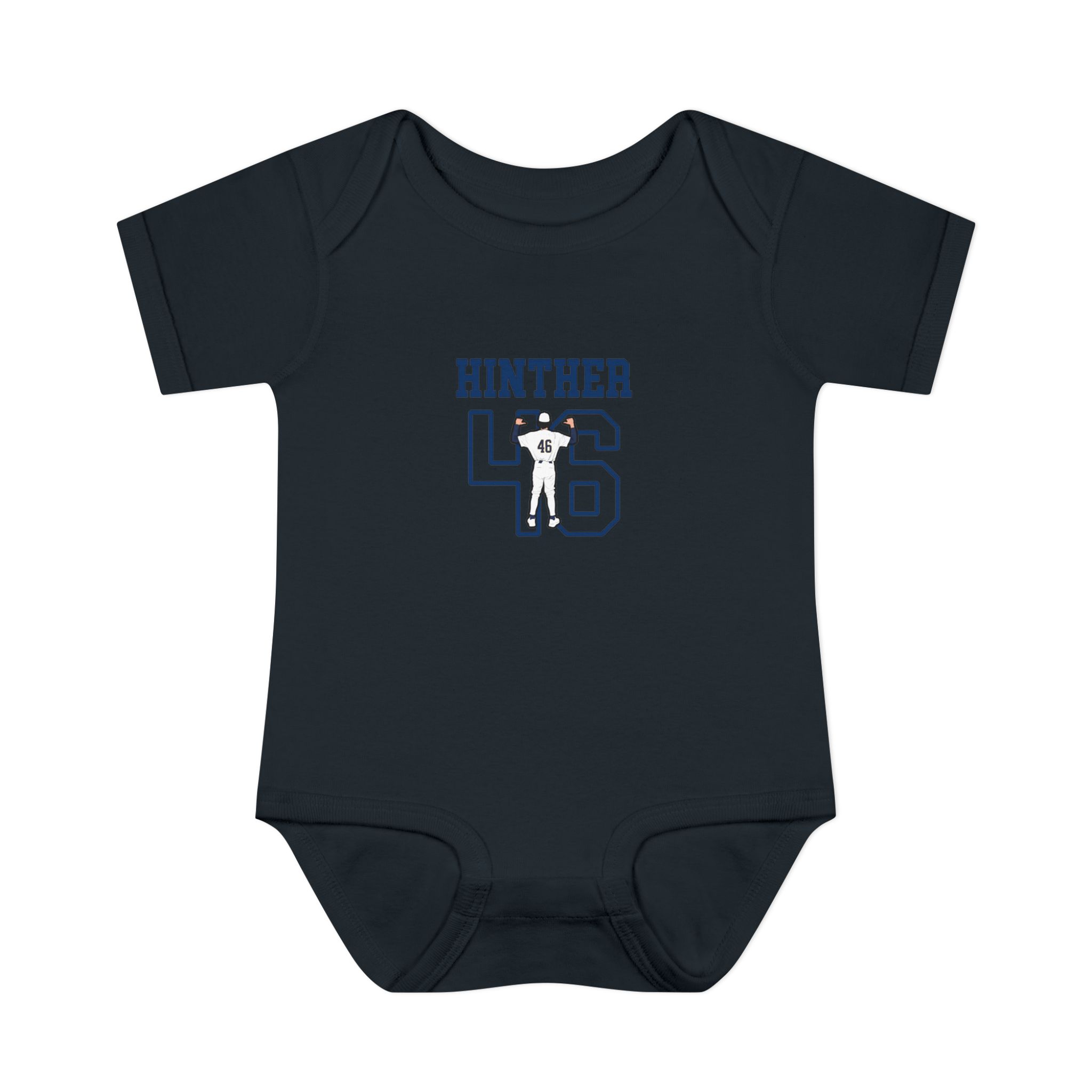 Baby Onesie — character_shirsey in Black
