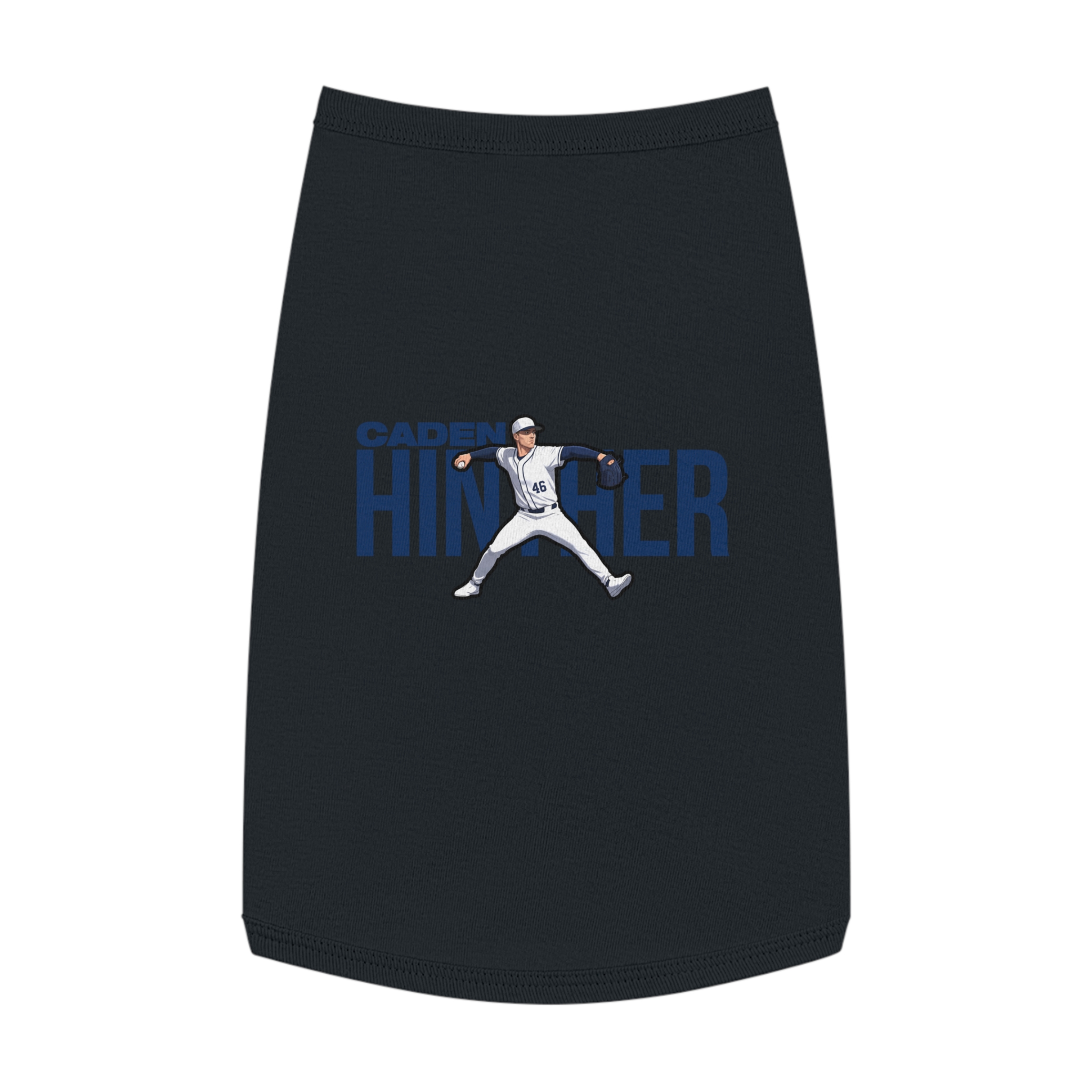 Pet Tank Top — character_player_name in White