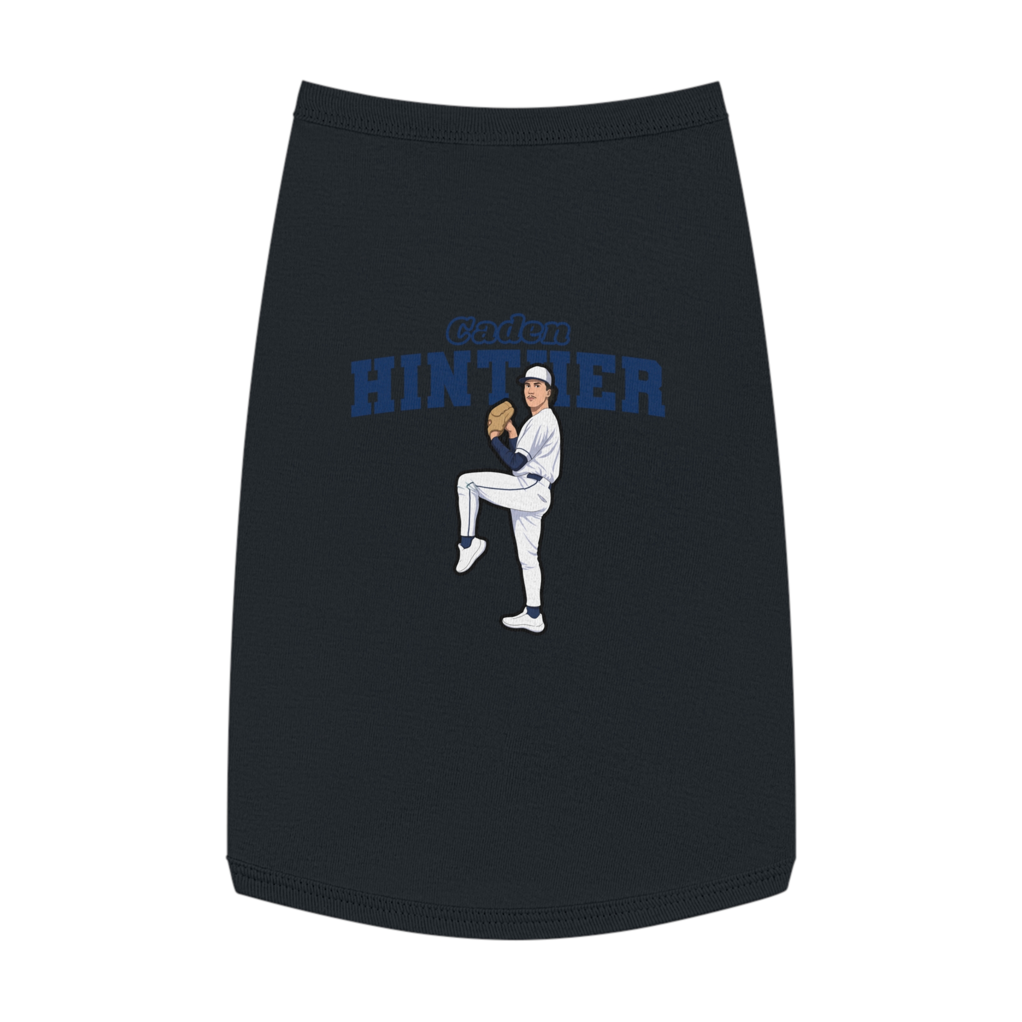 Pet Tank Top — character_name_arch in White