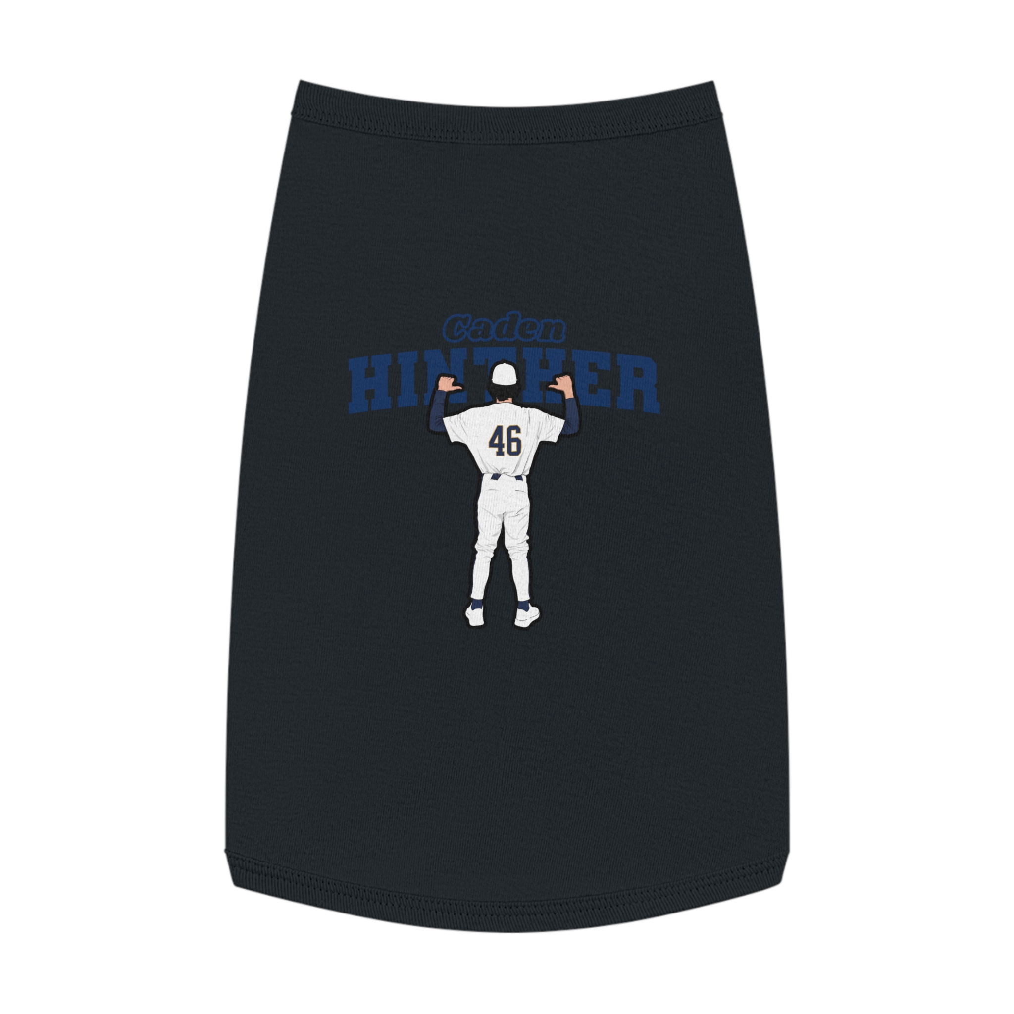 Pet Tank Top — character_name_arch in White