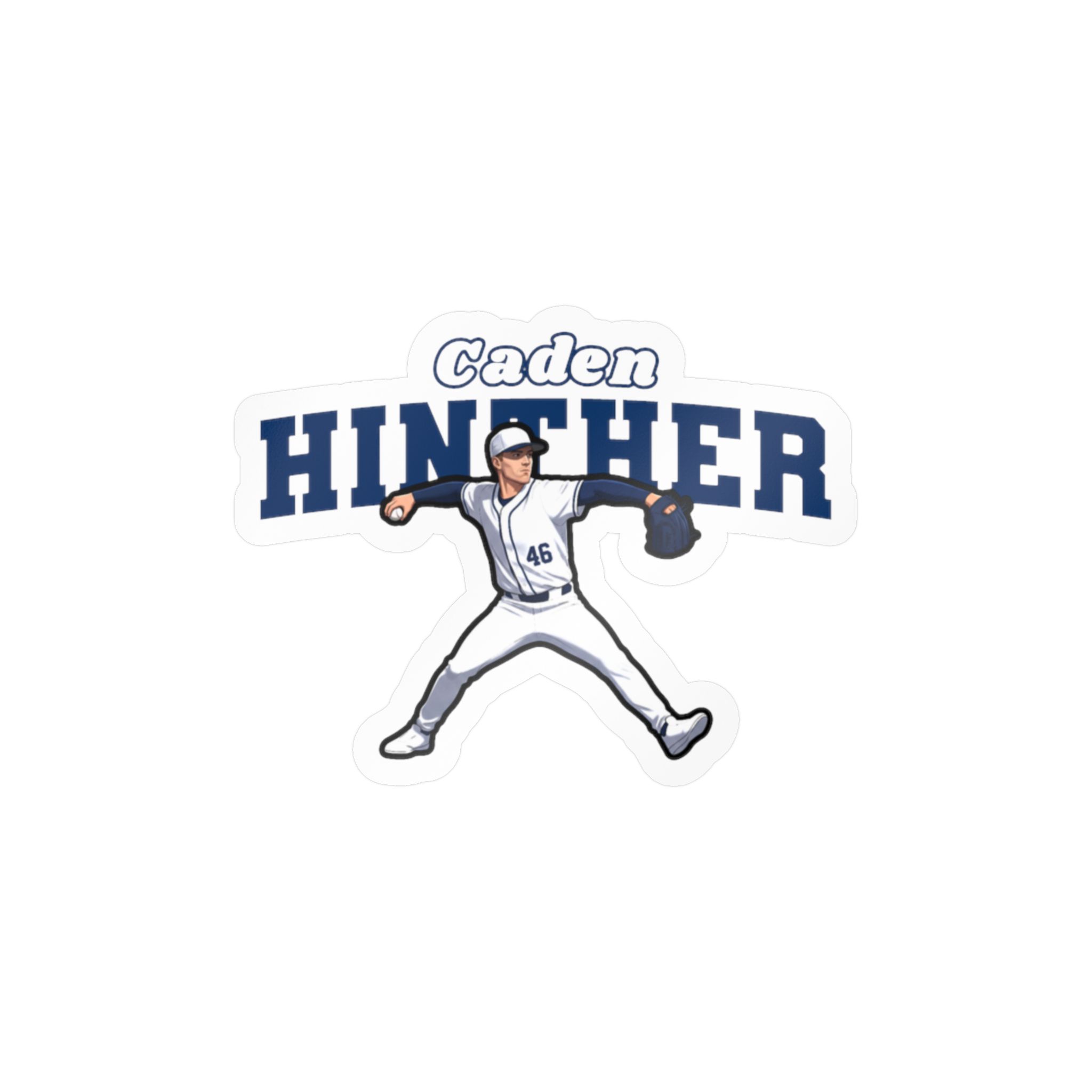 Vinyl Sticker — character_name_arch in Classic