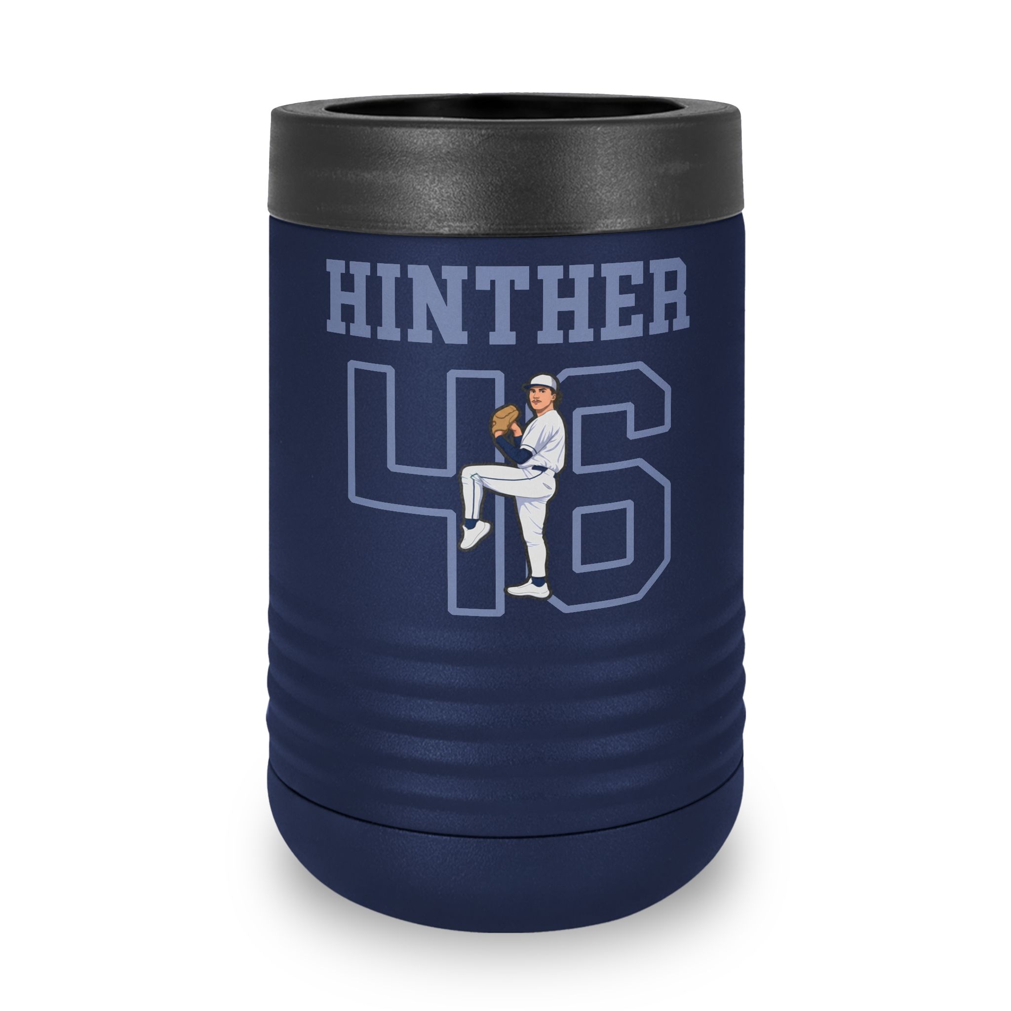 Stainless Can Cooler — character_shirsey in Navy