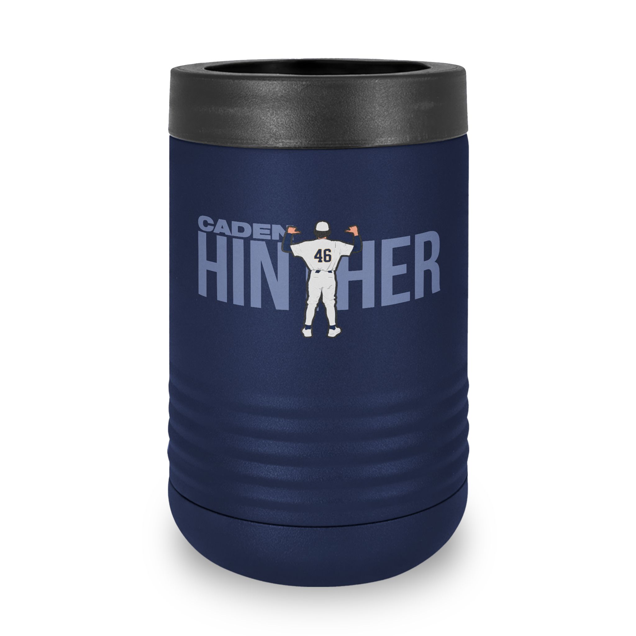 Stainless Can Cooler — character_player_name in Navy