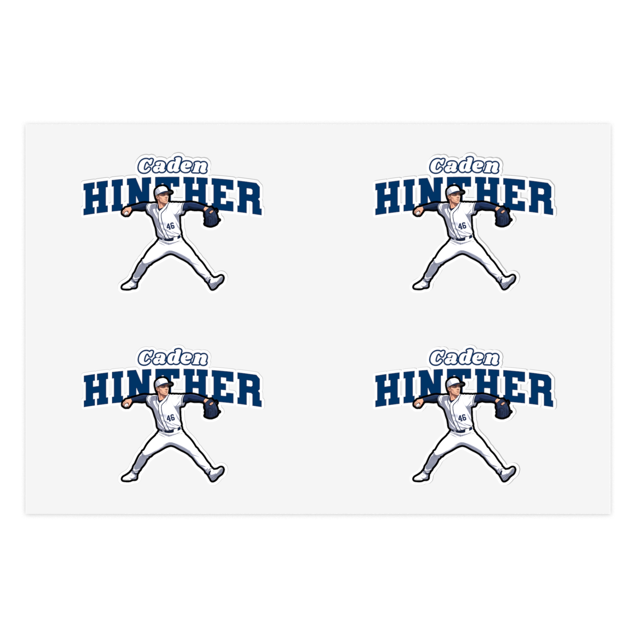 Sticker Sheet — character_name_arch in Classic