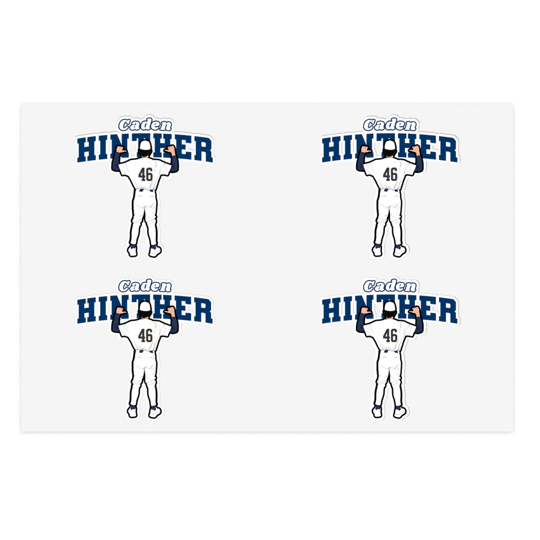 Sticker Sheet — character_name_arch in Classic