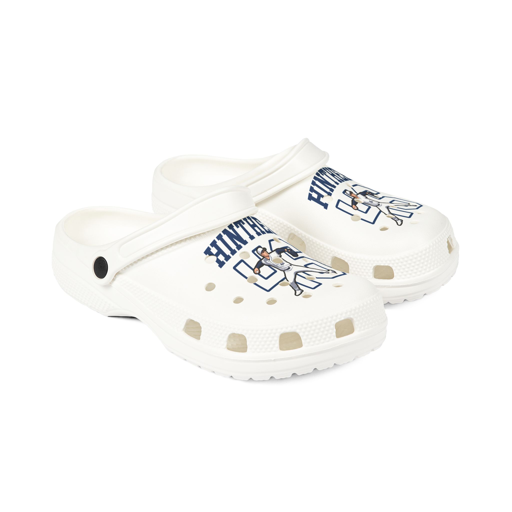 Rubber Clogs — character_shirsey in White