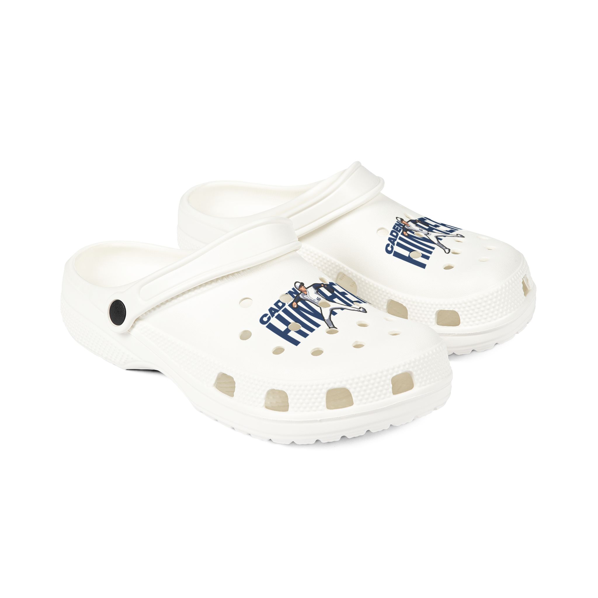 Rubber Clogs — character_player_name in White