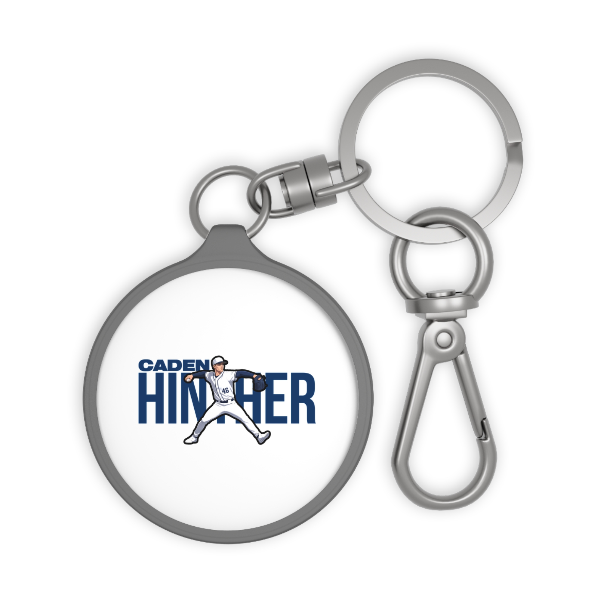 Keychain — character_player_name in Grey