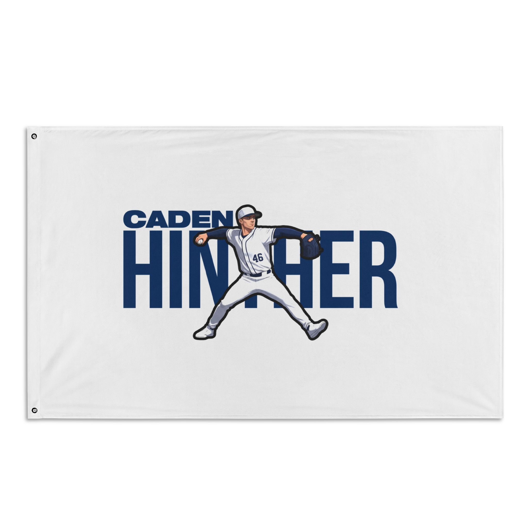 Flag (35 × 56 in) — character_player_name in Classic