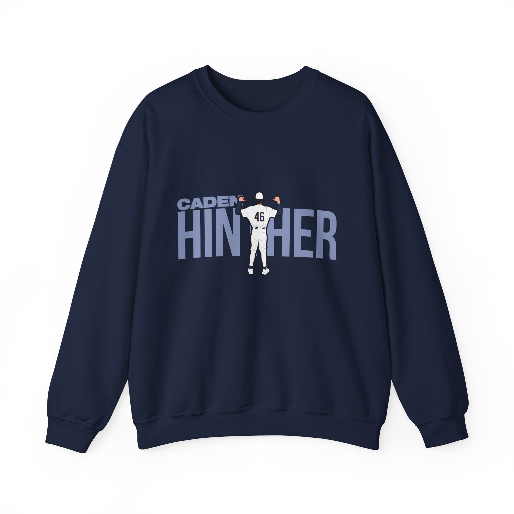 Crewneck Sweatshirt — character_player_name in Navy