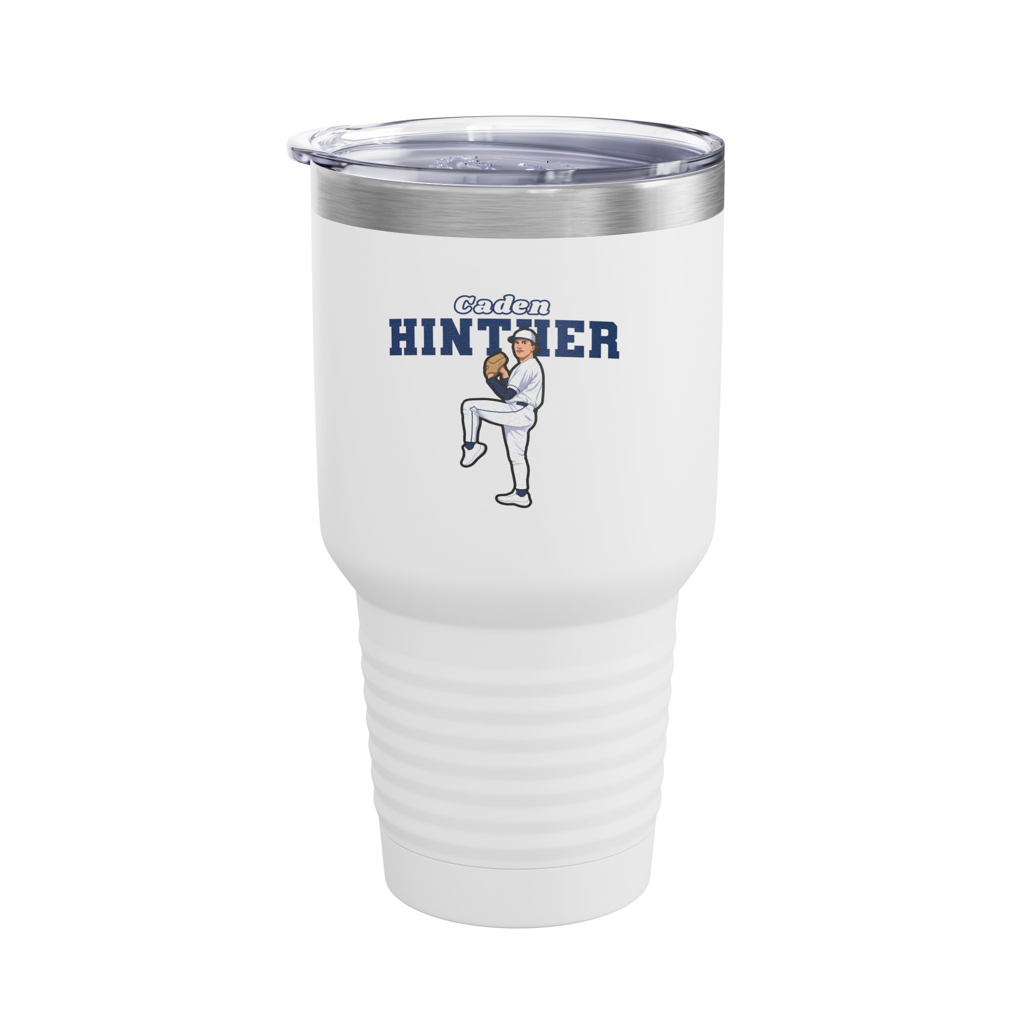 30oz Tumbler — character_name_arch in White