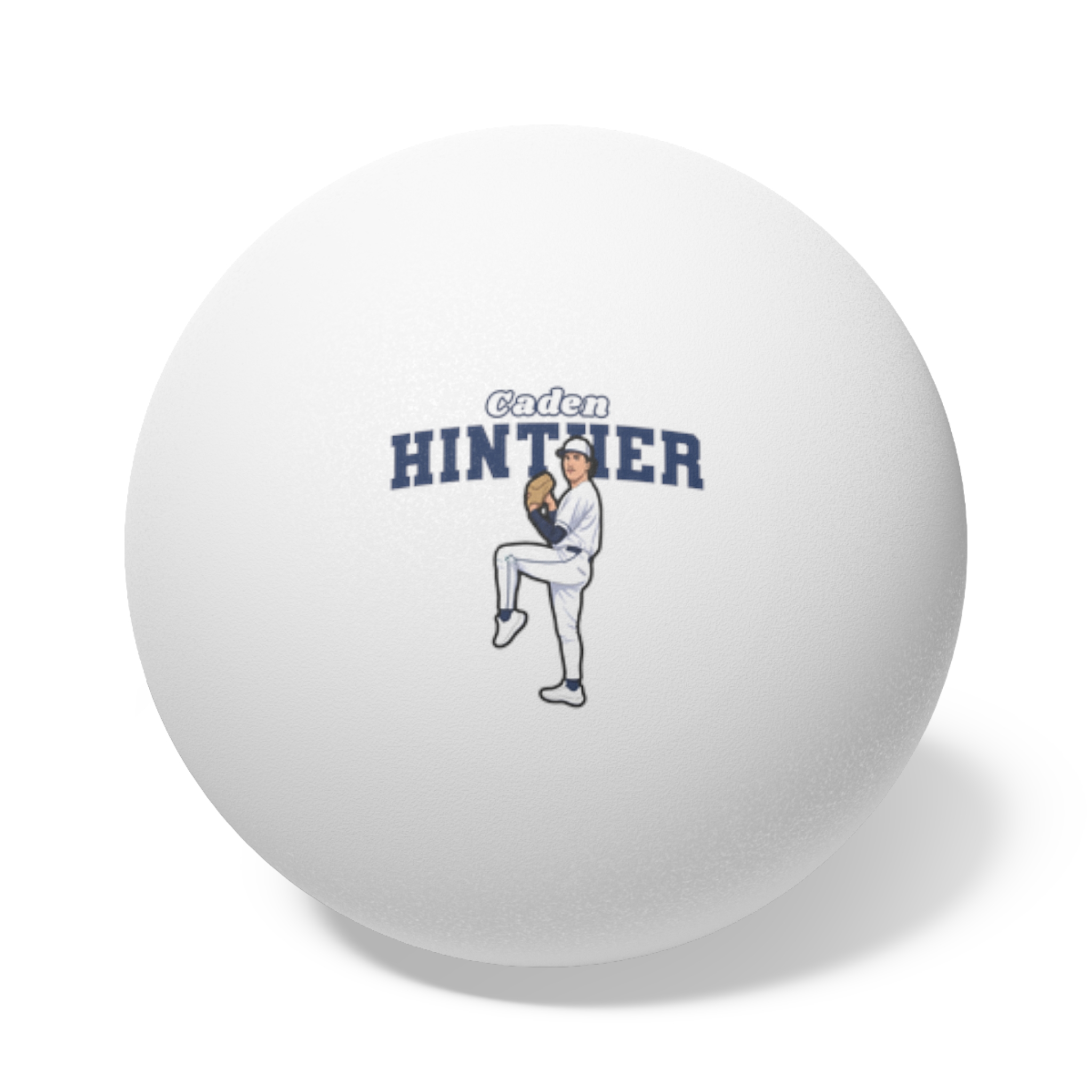 Ping Pong Balls, 6 pcs — character_name_arch in White