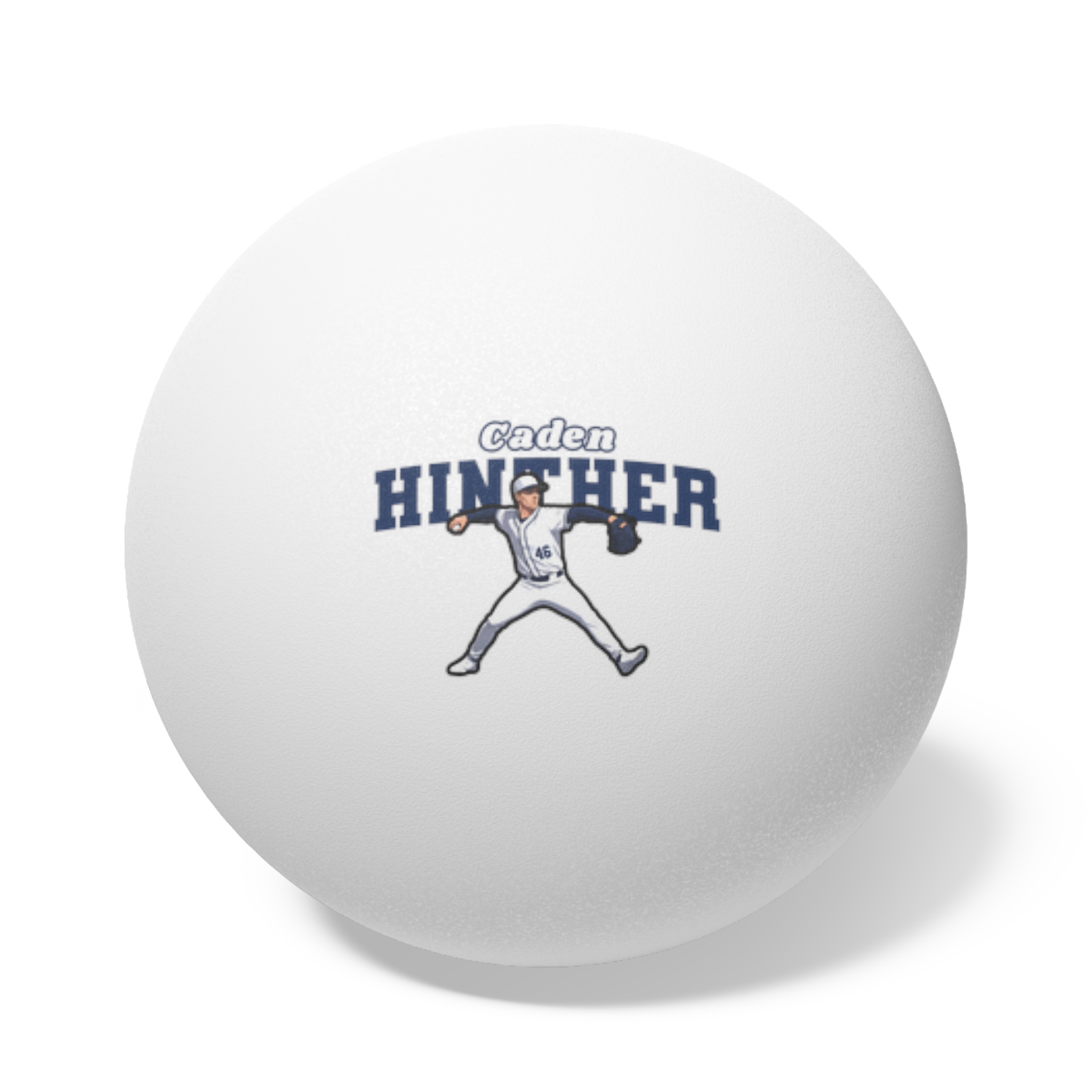 Ping Pong Balls, 6 pcs — character_name_arch in White