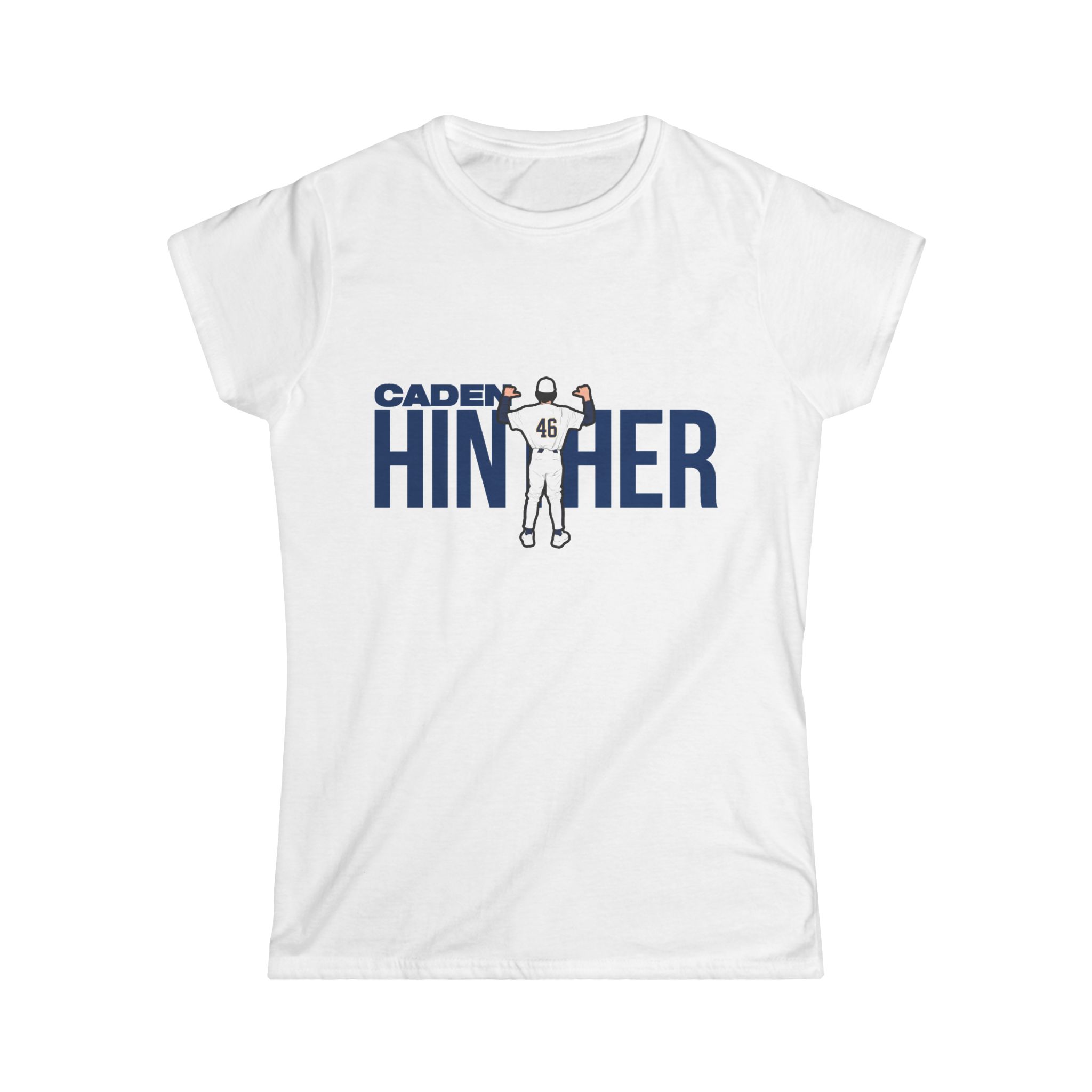 Women's Softstyle Tee — character_player_name in White