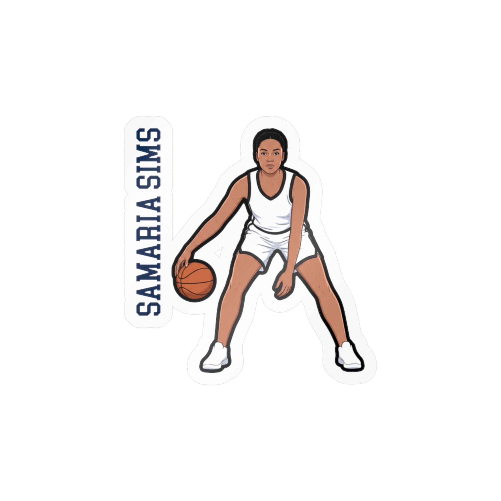 Vinyl Sticker — character_name_vertical in Classic