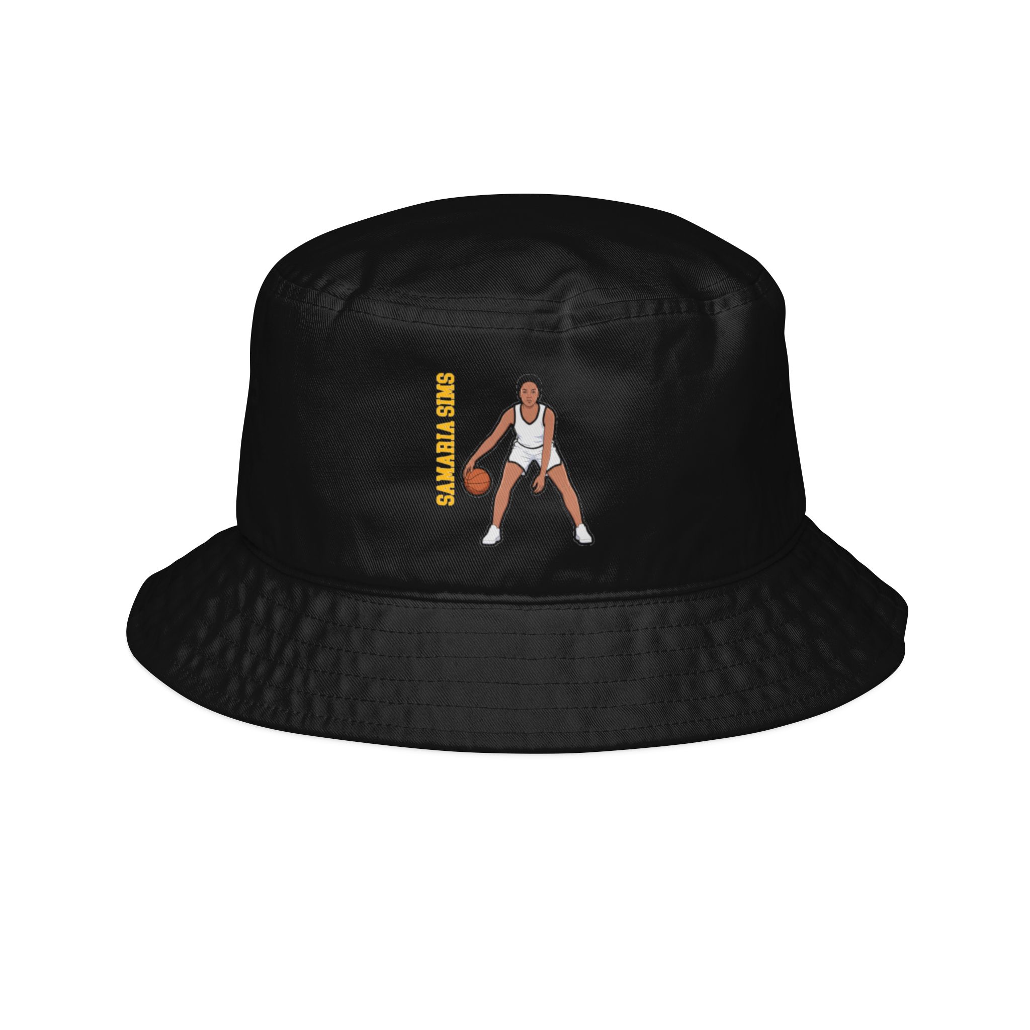 Bucket Hat — character_name_vertical in Black