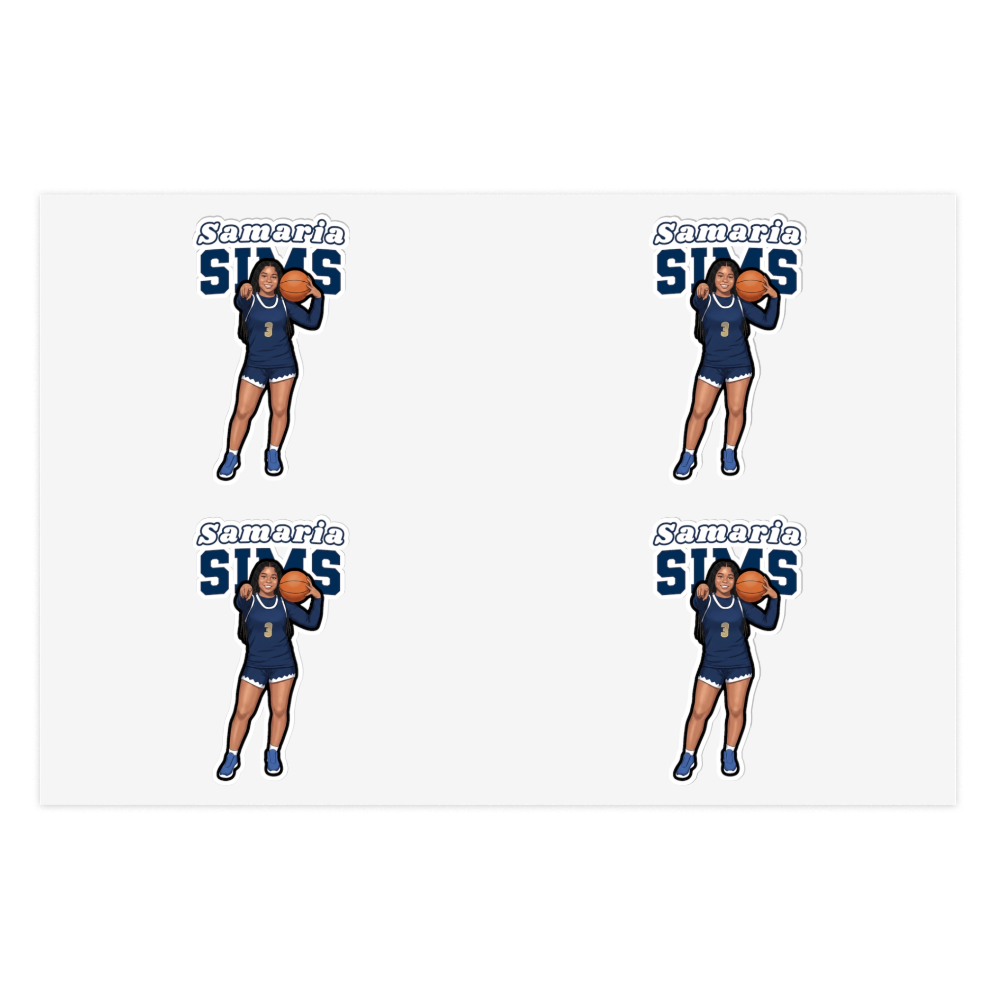 Sticker Sheet — character_name_arch in Classic