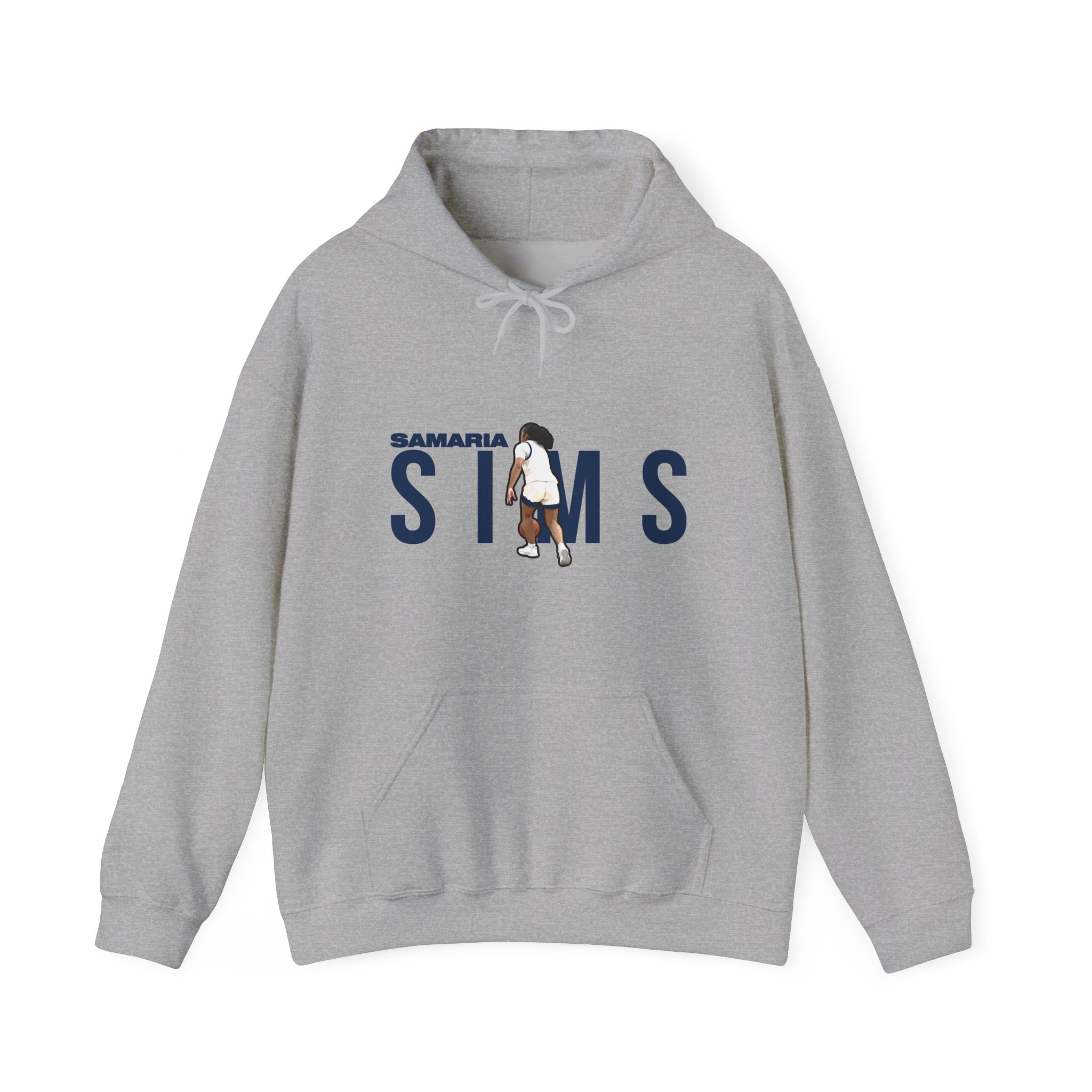 Hoodie — character_player_name in Grey