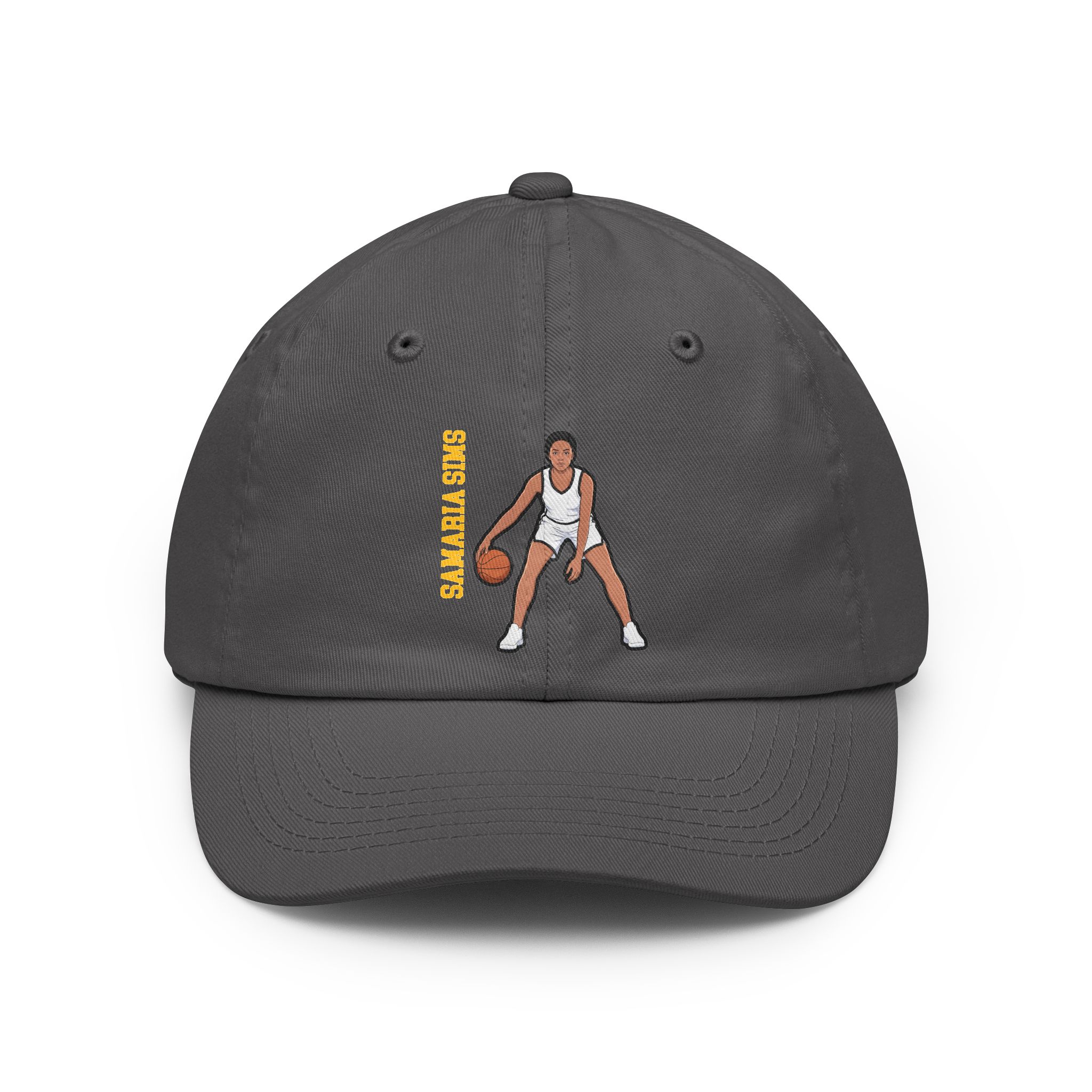 Classic Cap — character_name_vertical in Grey