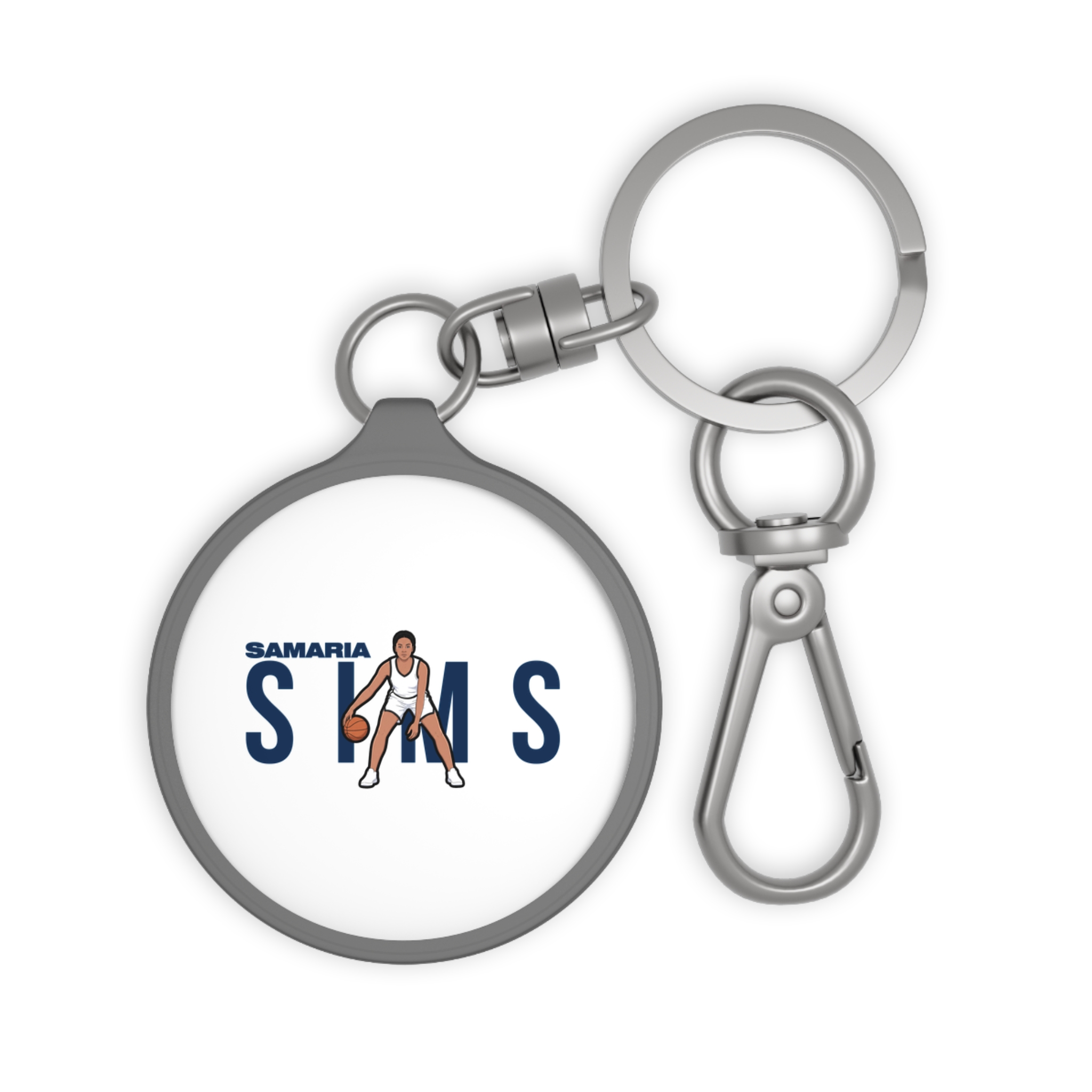 Keychain — character_player_name in Grey