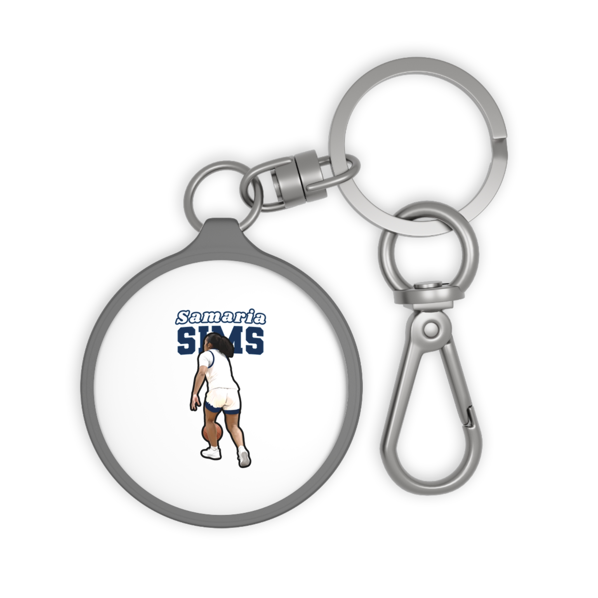 Keychain — character_name_arch in Grey