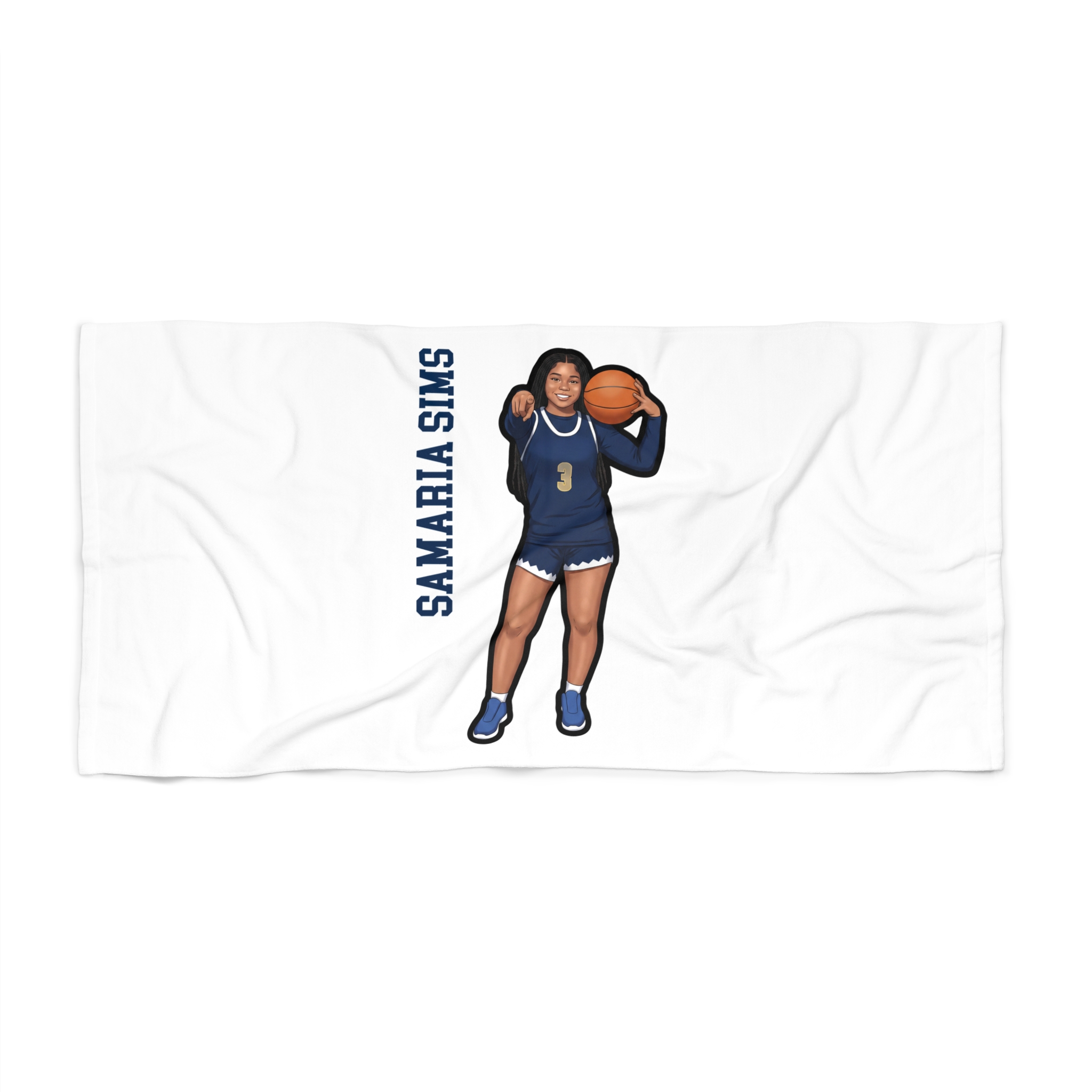 Beach Towel — character_name_vertical in Classic