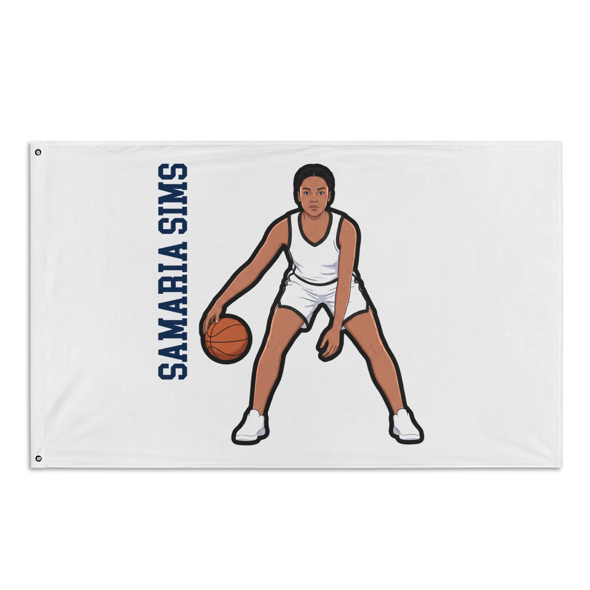 Flag (35 × 56 in) — character_name_vertical in Classic