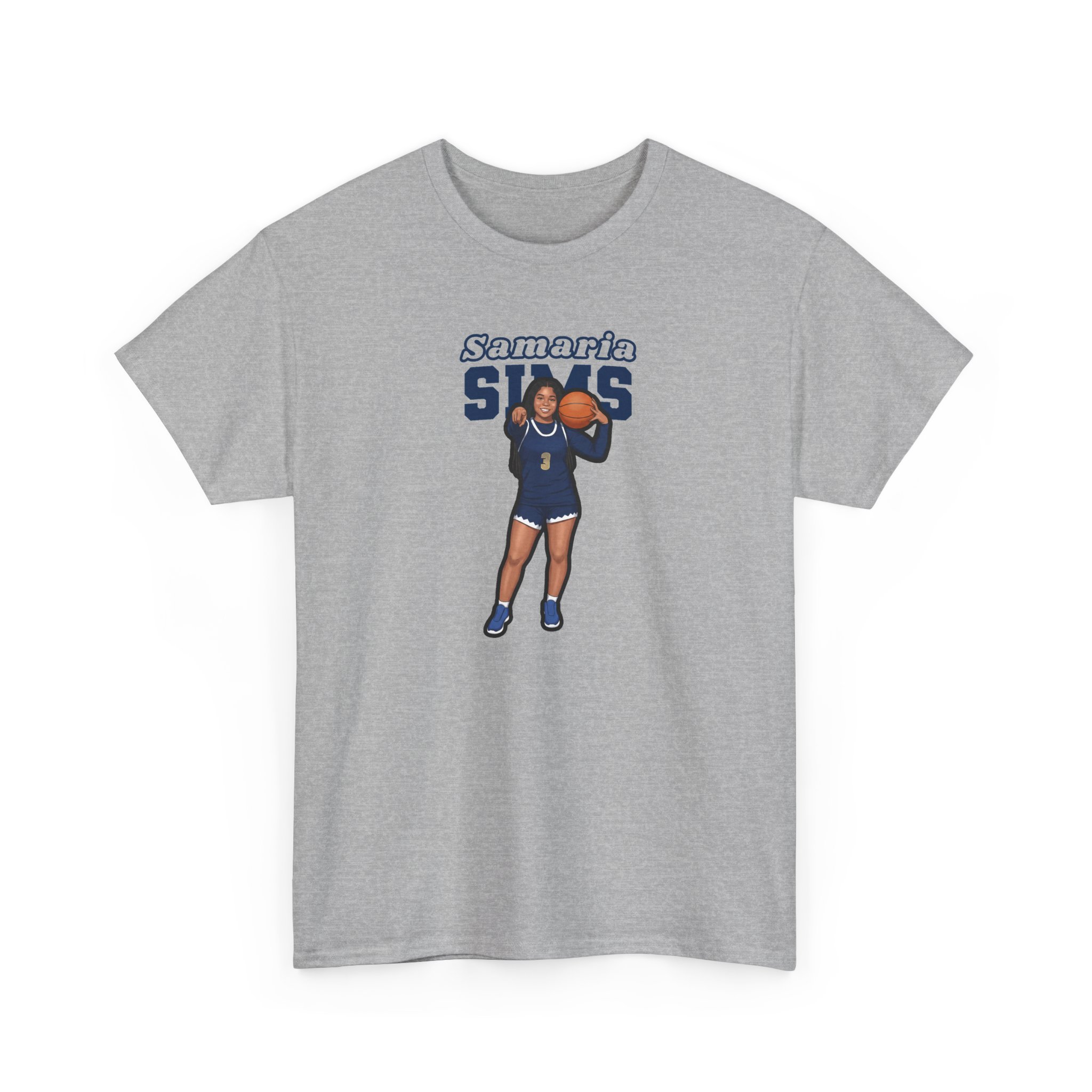 Tee — character_name_arch in Grey