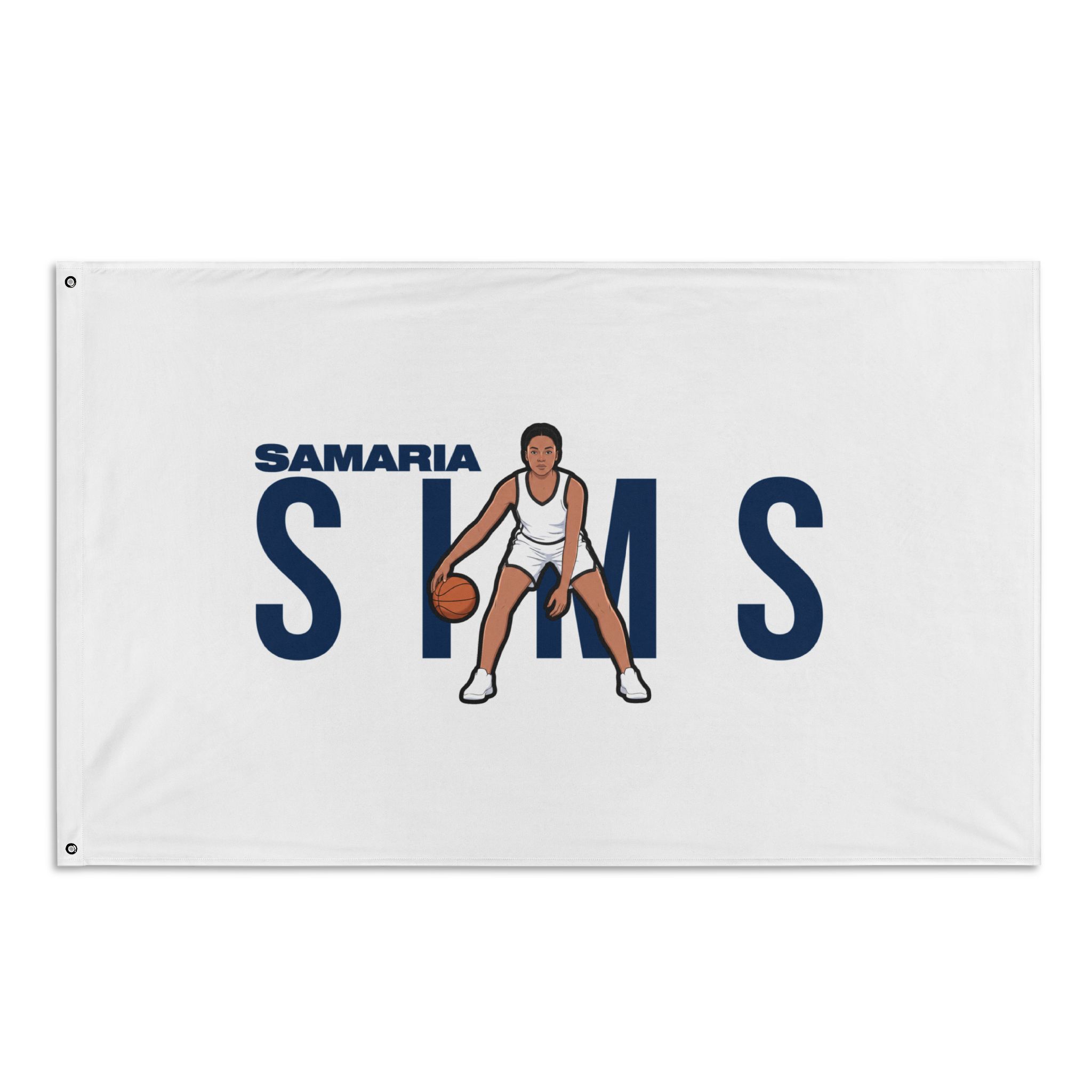 Flag (35 × 56 in) — character_player_name in Classic