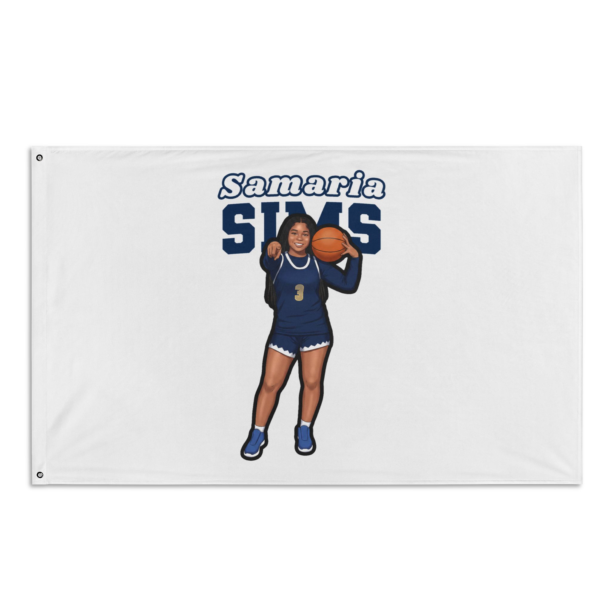 Flag (35 × 56 in) — character_name_arch in Classic
