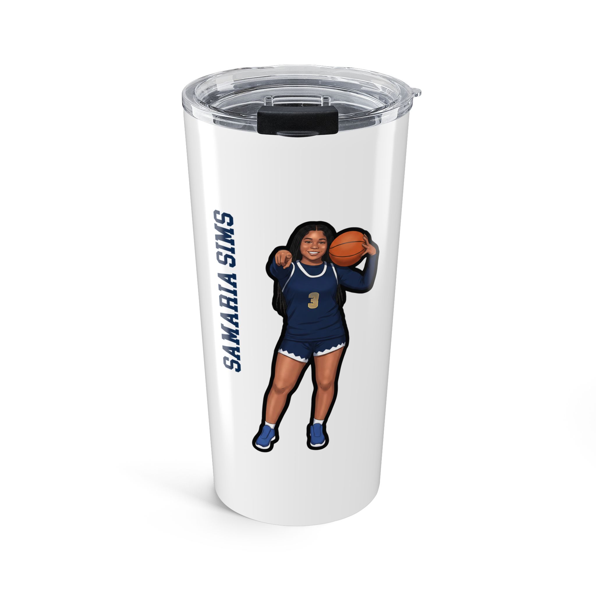 20oz Tumbler — character_name_vertical in Classic