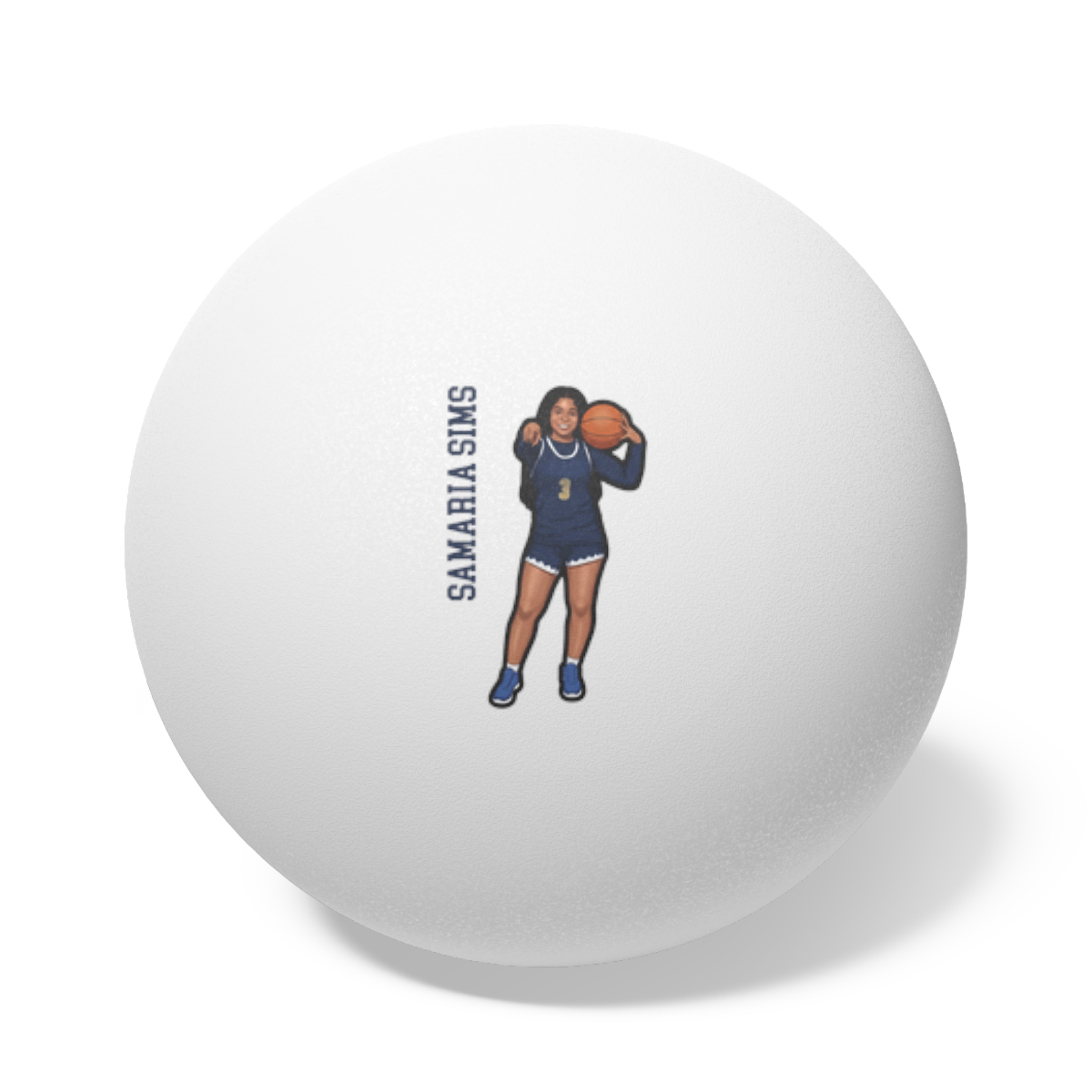 Ping Pong Balls, 6 pcs — character_name_vertical in White
