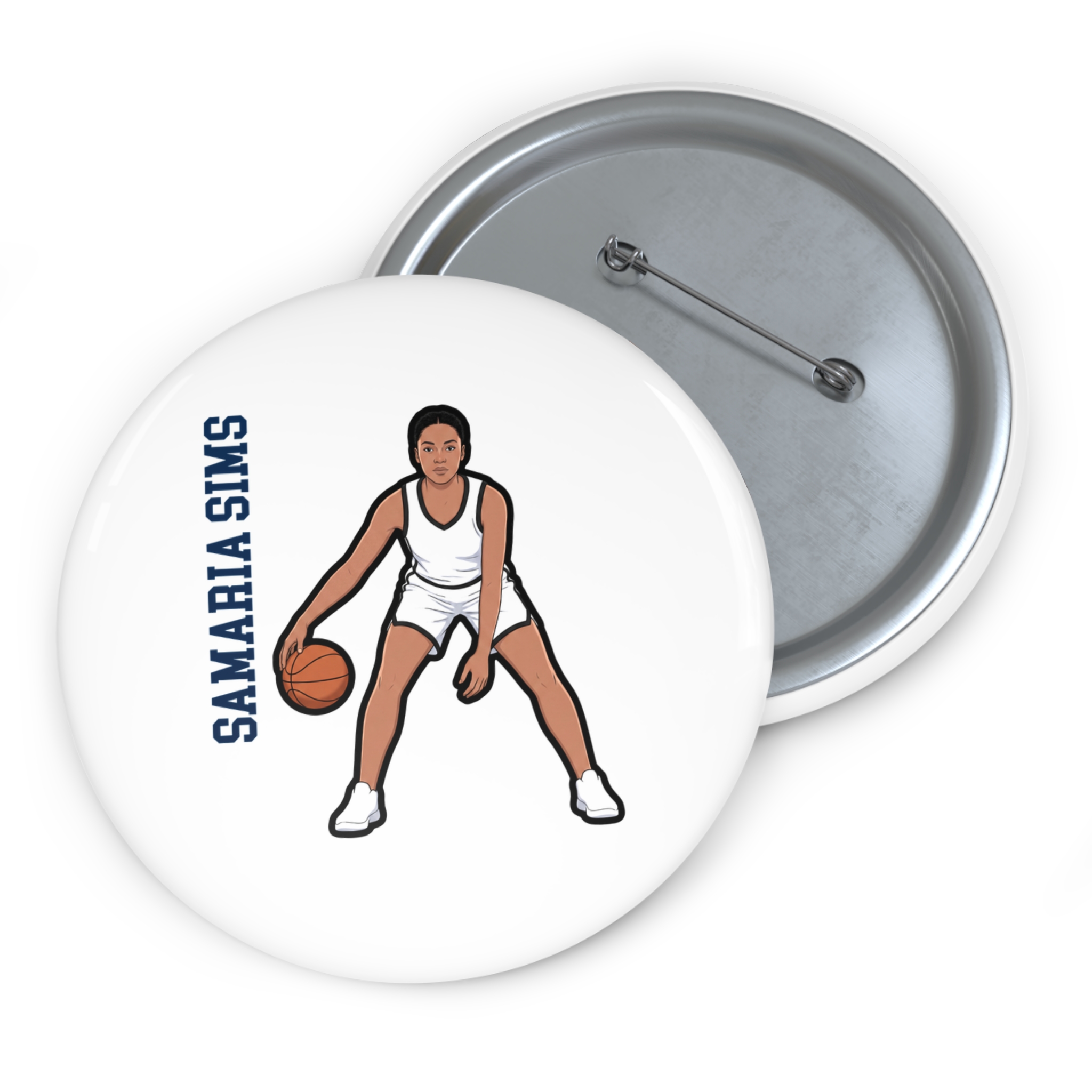 Game Day Pin — character_name_vertical in Classic