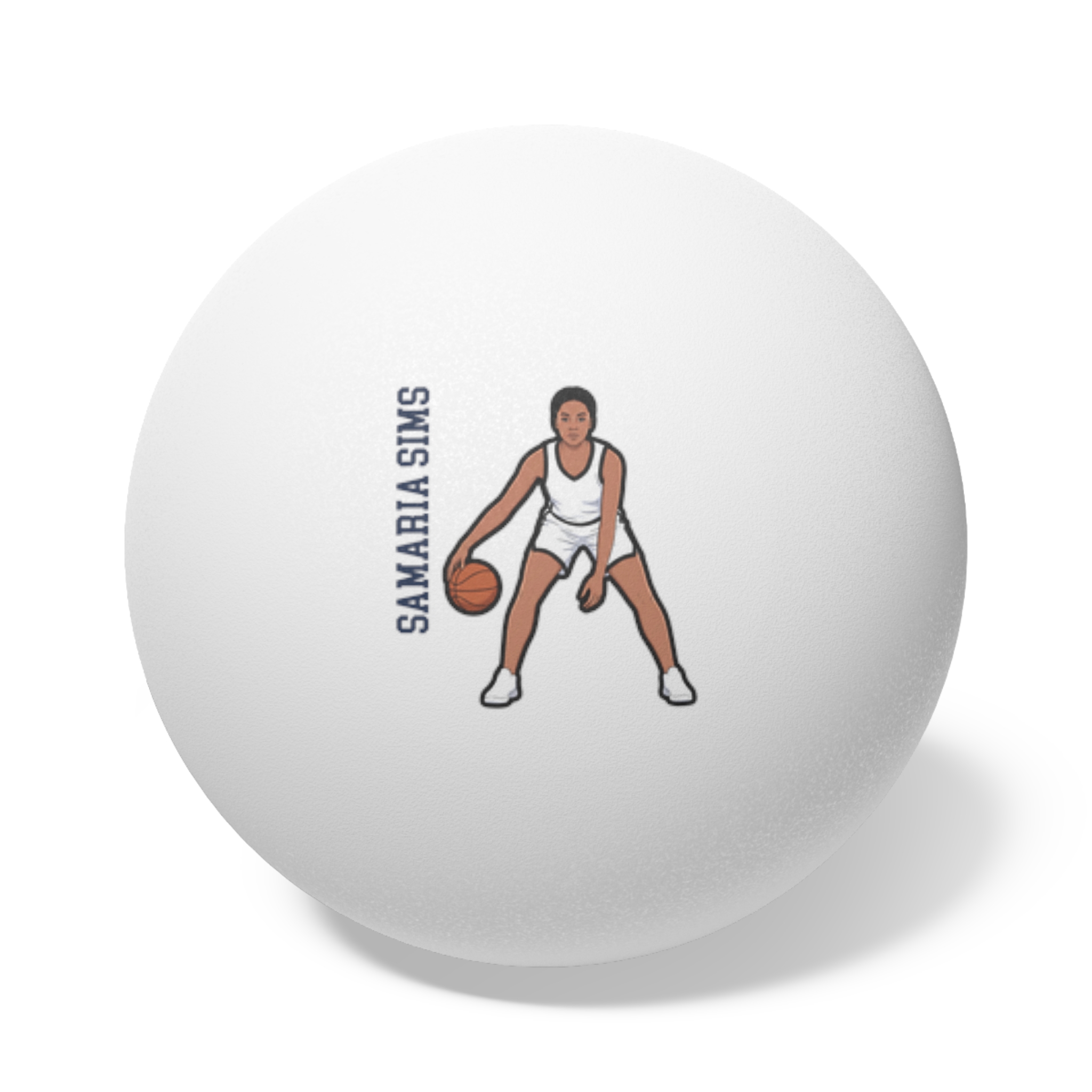 Ping Pong Balls, 6 pcs — character_name_vertical in White
