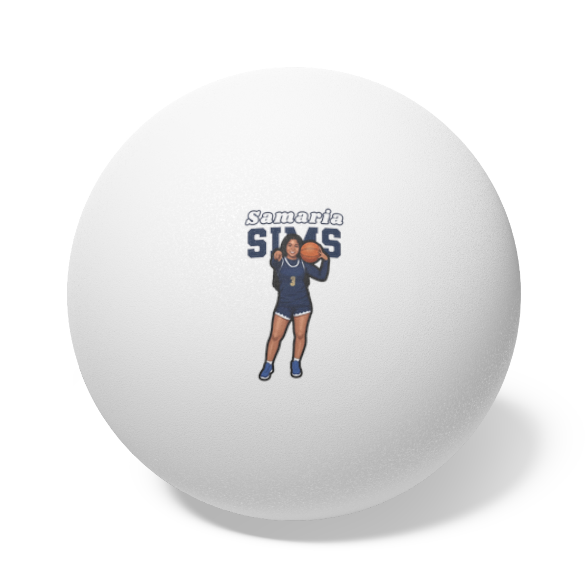 Ping Pong Balls, 6 pcs — character_name_arch in White