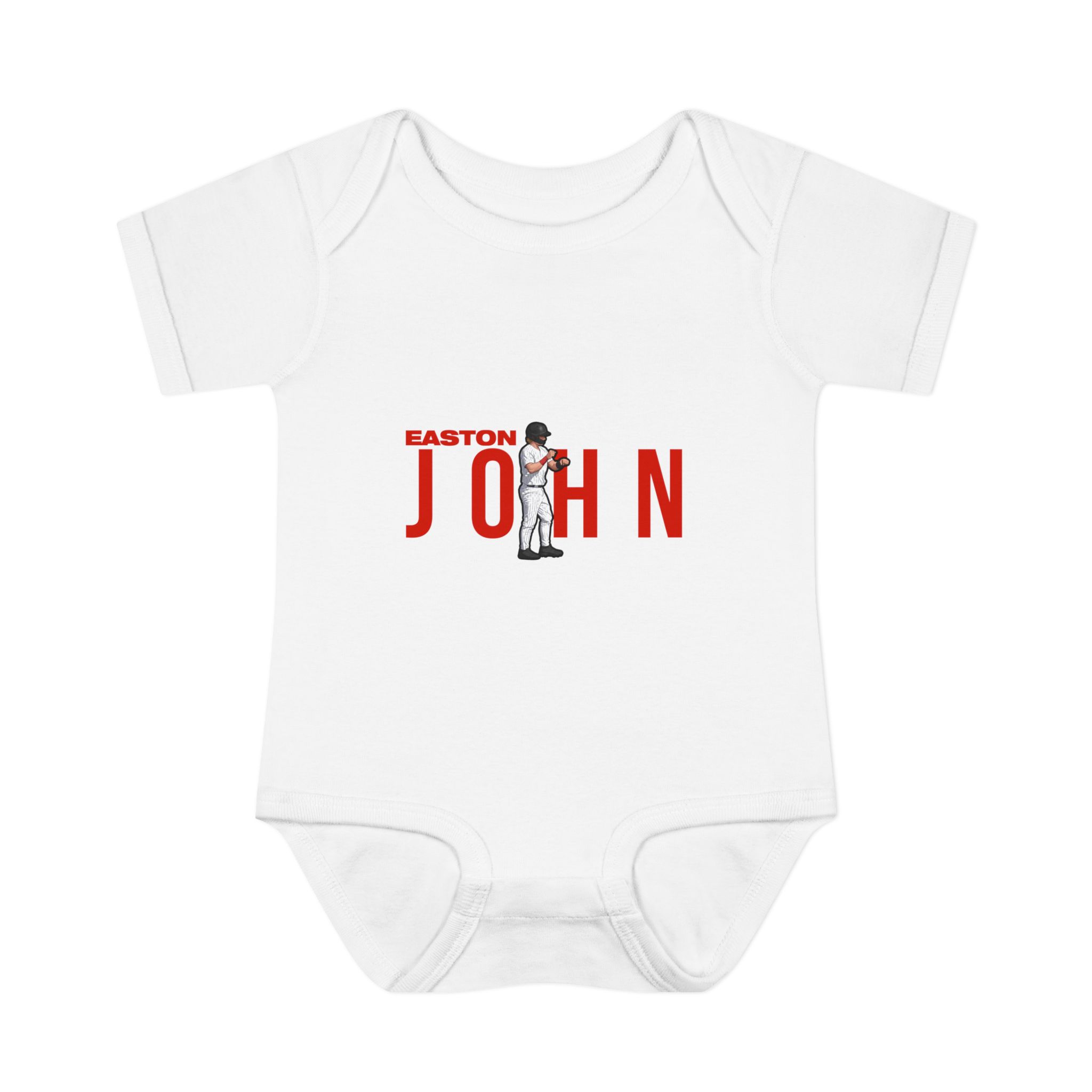 Baby Onesie — character_player_name in White