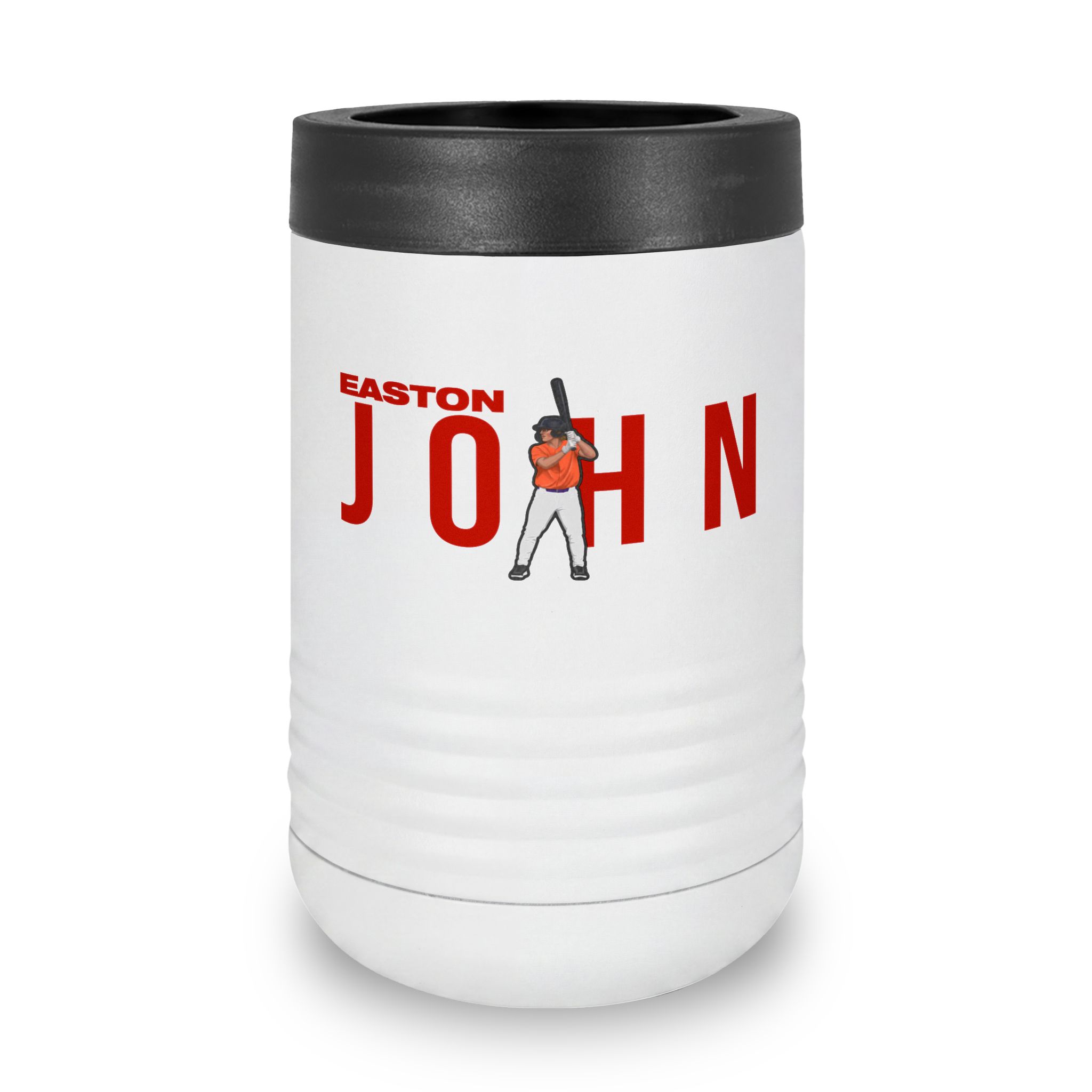 Stainless Can Cooler — character_player_name in White
