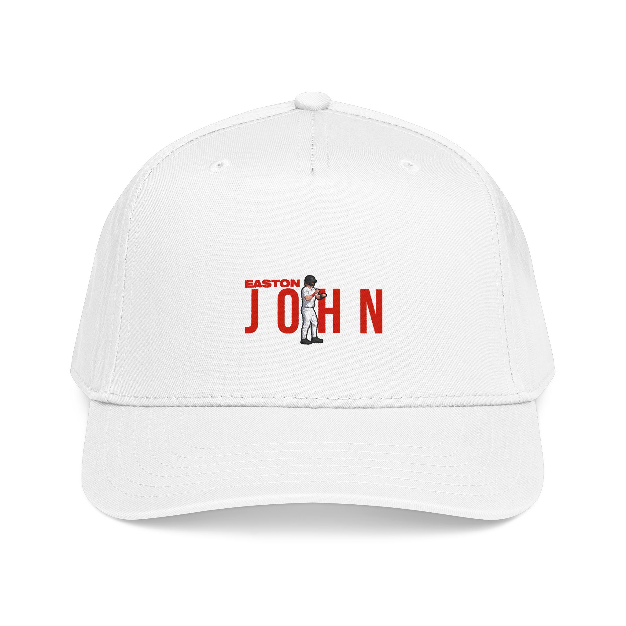 Baseball Cap — character_player_name in White