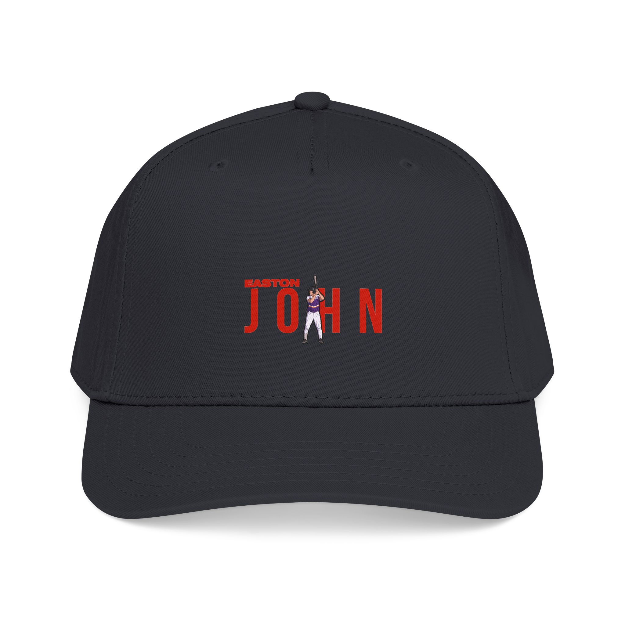 Baseball Cap — character_player_name in Black