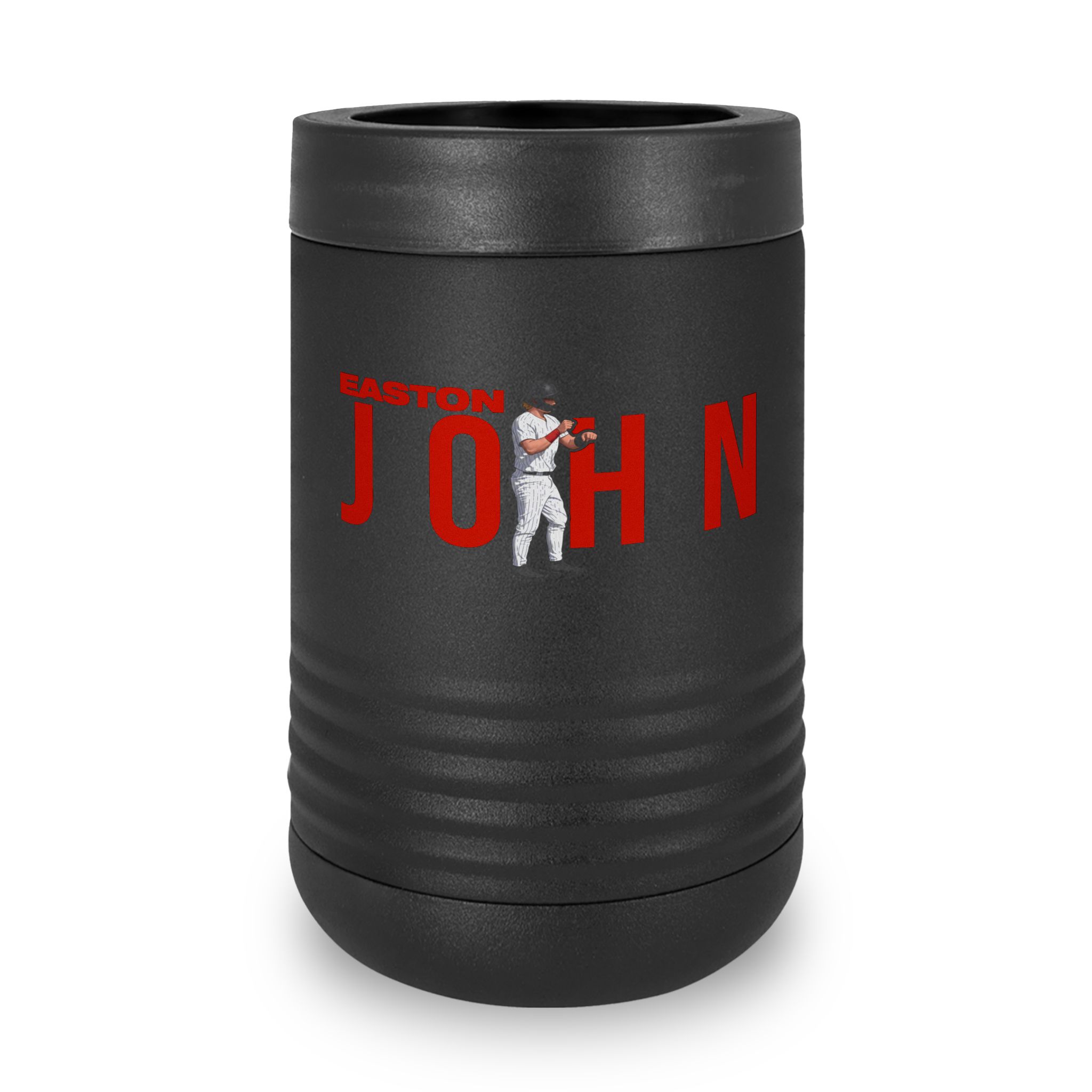 Stainless Can Cooler — character_player_name in Black