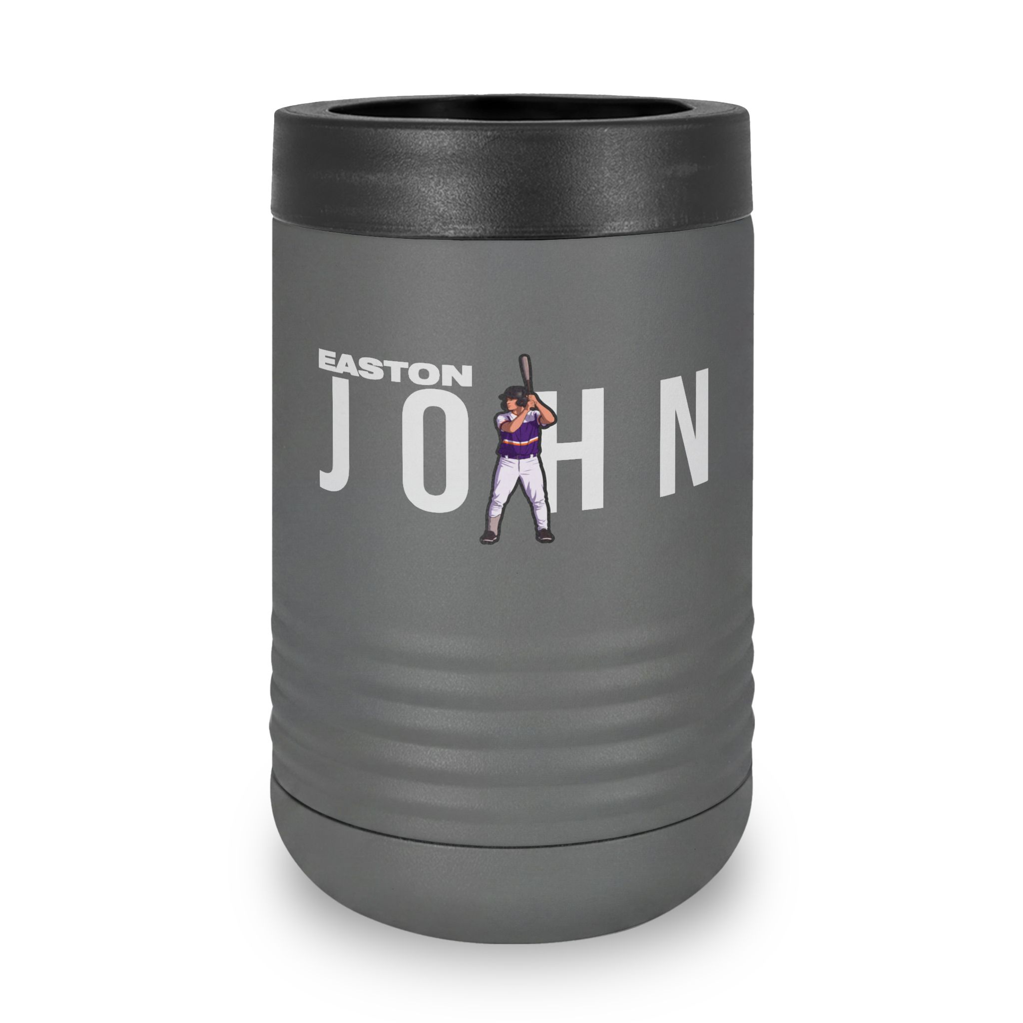 Stainless Can Cooler — character_player_name in Grey