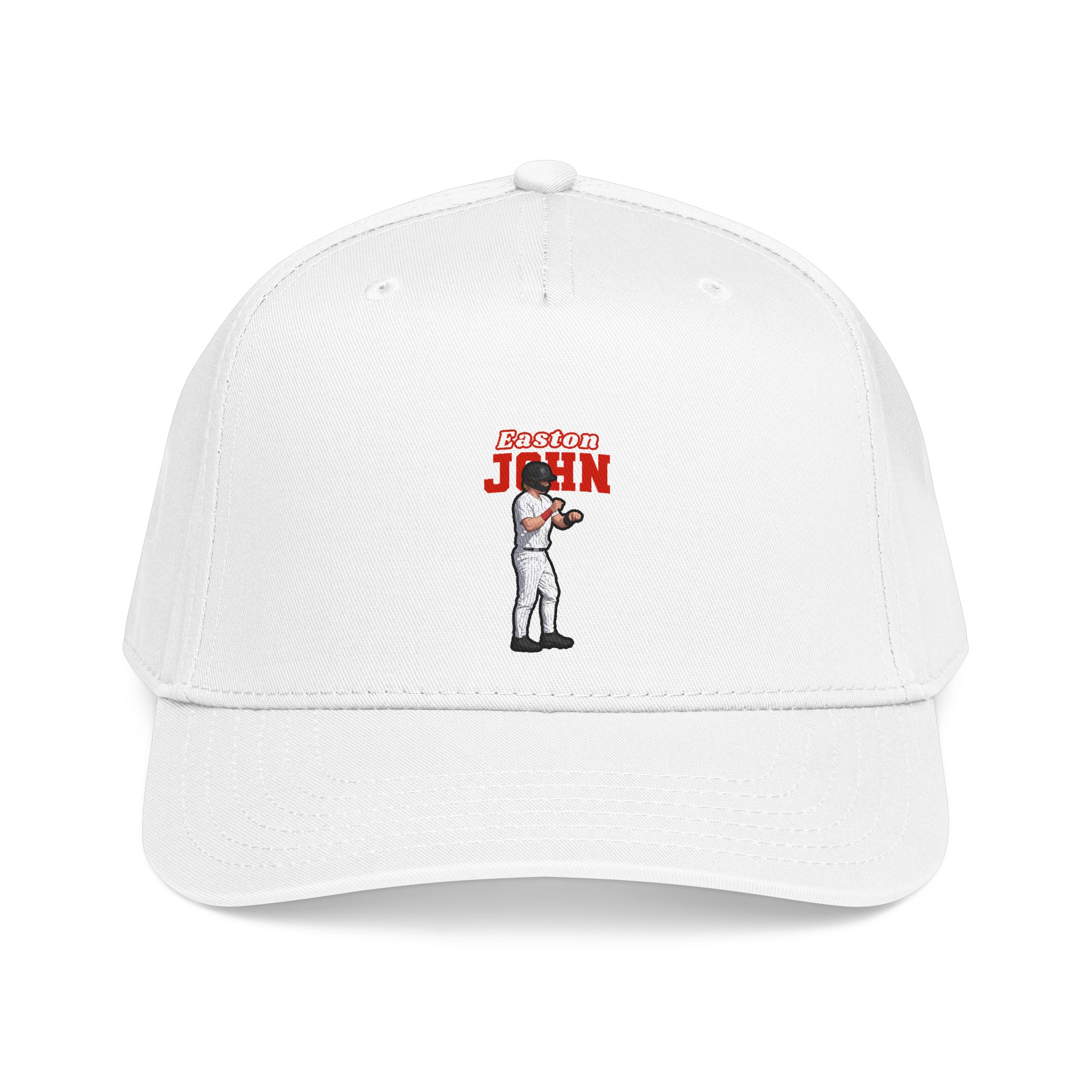 Baseball Cap — character_name_arch in White