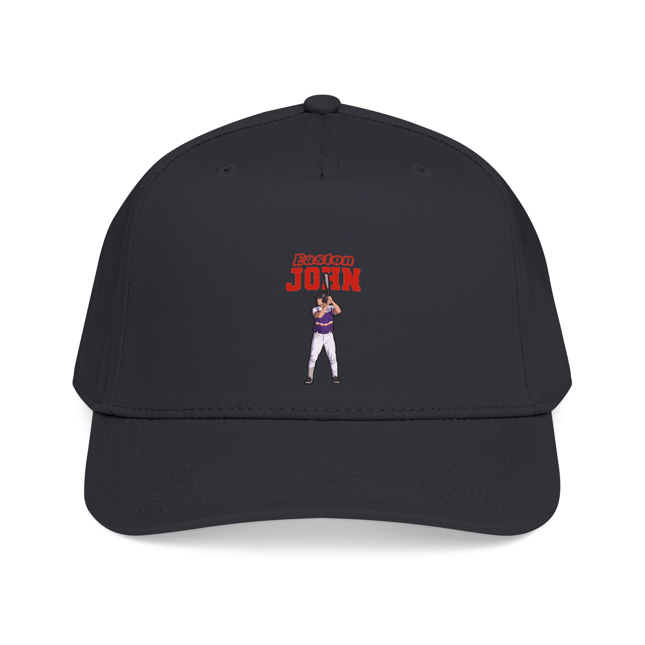 Baseball Cap — character_name_arch in Black