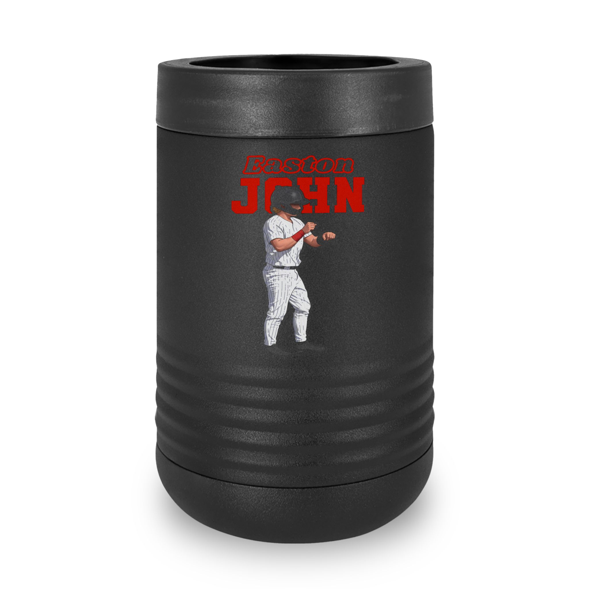 Stainless Can Cooler — character_name_arch in Black