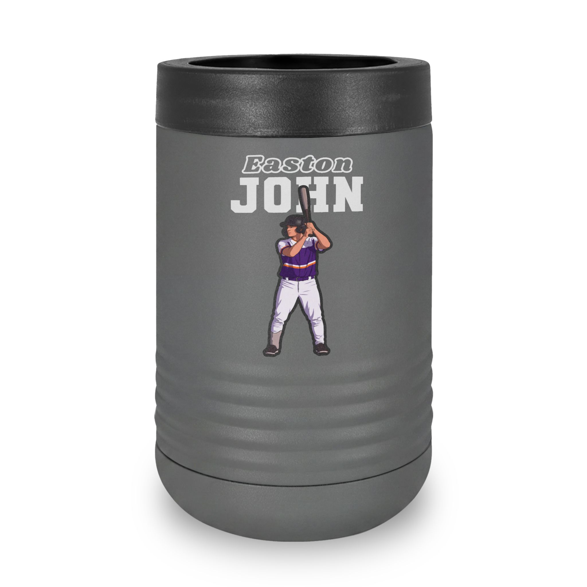 Stainless Can Cooler — character_name_arch in Grey