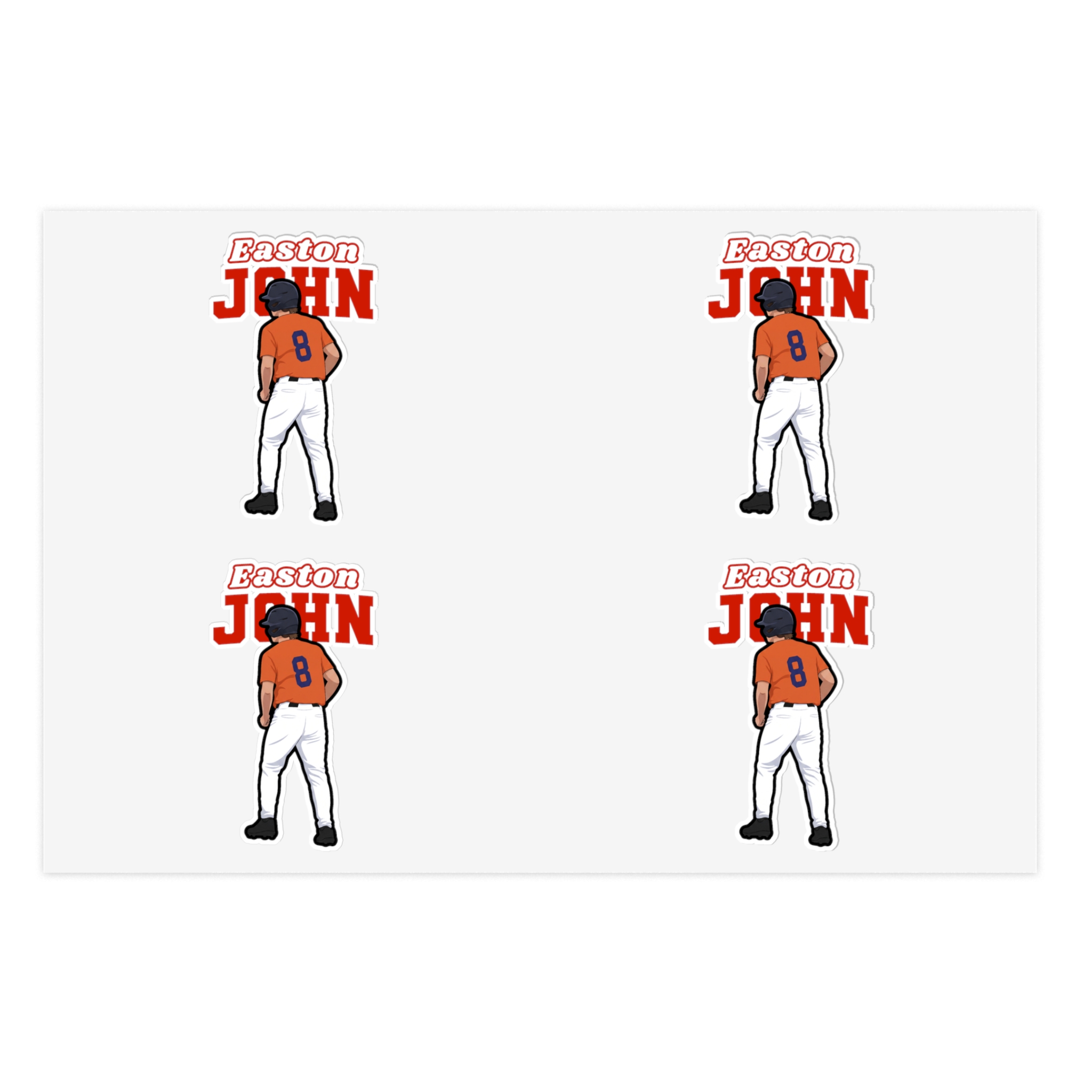 Sticker Sheet — character_name_arch in Classic