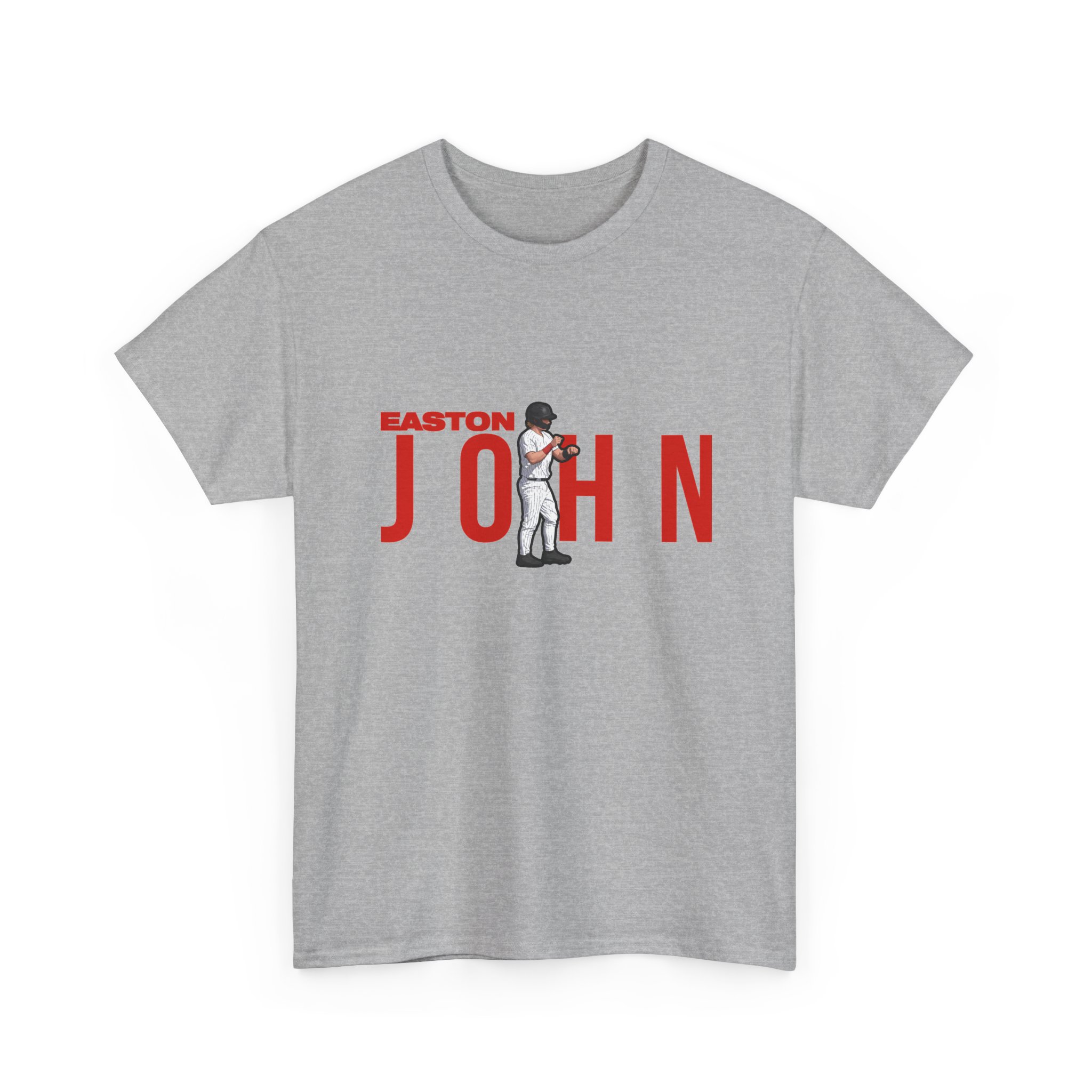 Tee — character_player_name in Grey